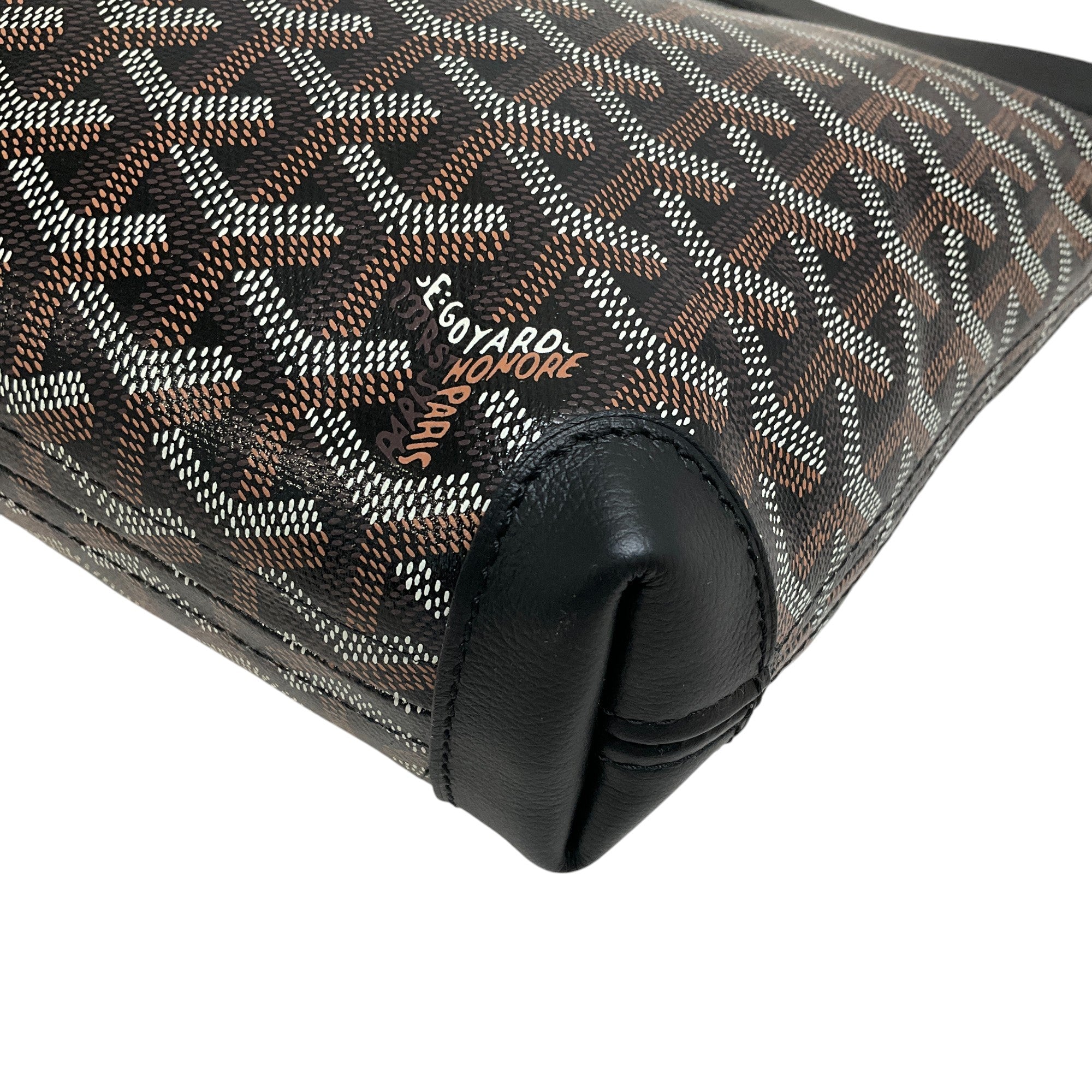 Goyard Black Goyardine Conti Zip Pouch - Luxury Leather Wallet for Women & Men - Perfect for Travel, Business & Everyday Use