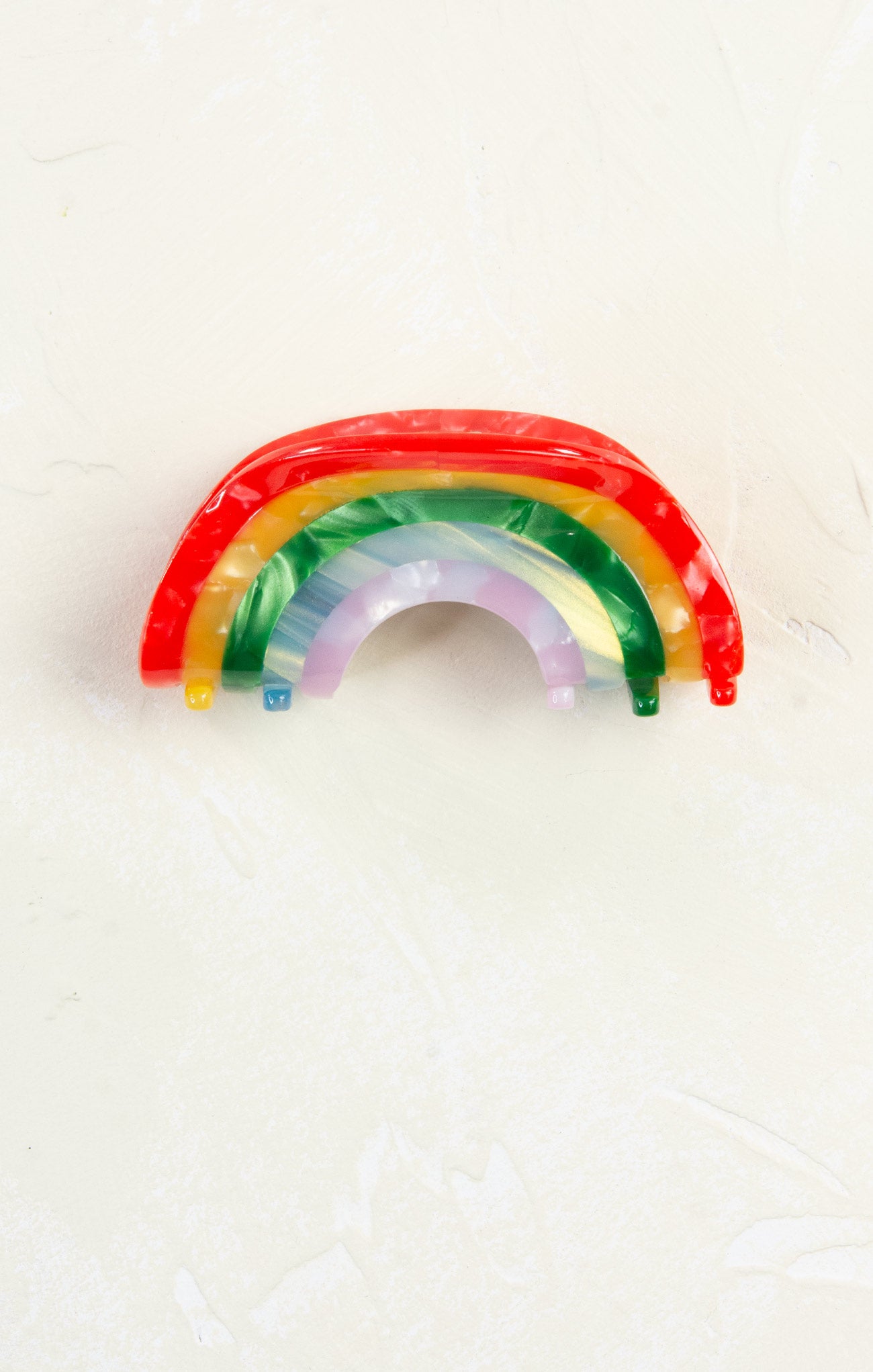 Rainbow Claw Hair Clip - Colorful Hair Clips for Women & Girls - Perfect for Ponytails, Buns & Updos - Hair Accessories for Everyday, Parties & Gifts
