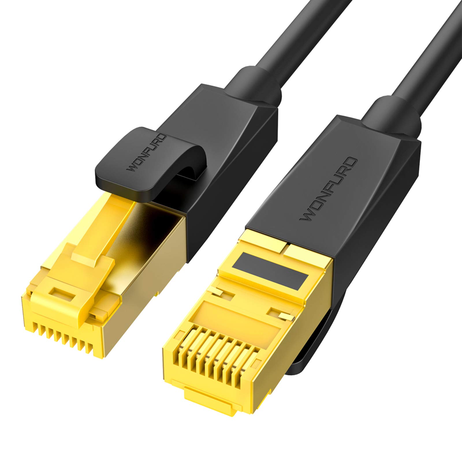 Cat 8 Ethernet Cable 25ft - High-Speed RJ45 LAN Network Cord for Gaming, Streaming & PS4 - Shielded Outdoor/Indoor Internet Cable for Ethernet Adapter, Router & WiFi Extender - Durable Patch Cable for Home & Office Use