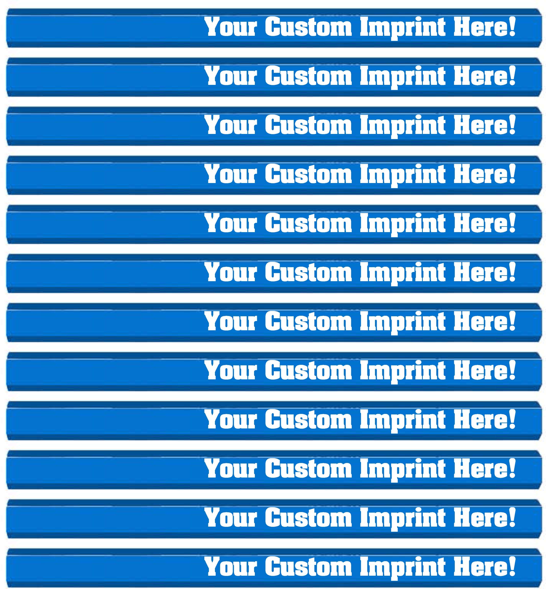 Custom Carpenter Pencils - Personalized Name/Logo - Pack of 12 for School & Office Use