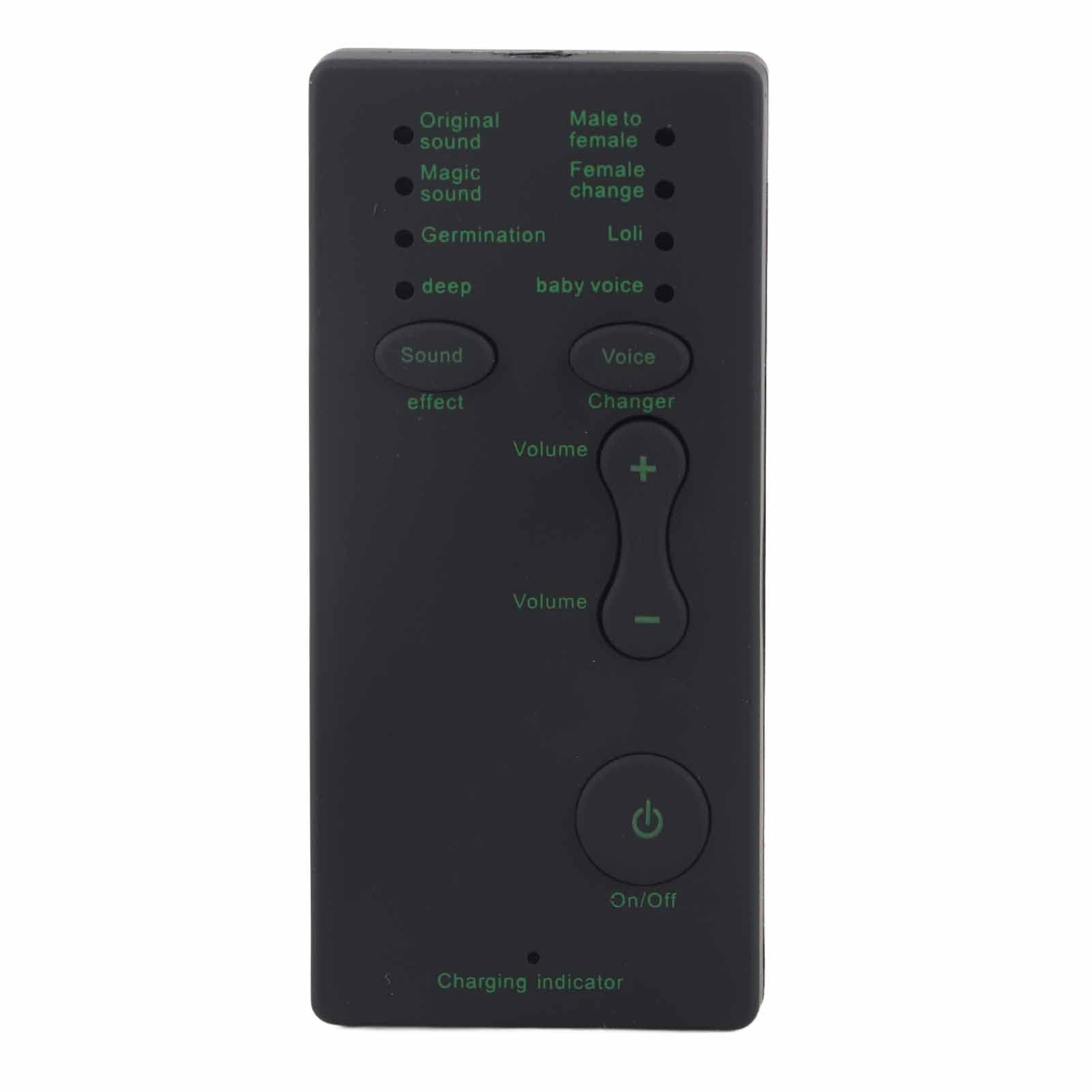 OKJHFD Mini Voice Changer Device - Portable Sound Card for Mobile Phone, Computer, Laptop - Perfect for Gaming, Live Streaming, and Voice Modulation