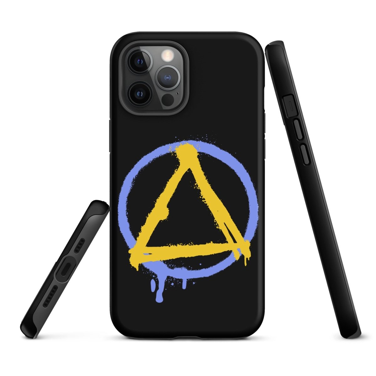Sober Symbol Durable Shockproof iPhone Case - Protective Cover for iPhone 14/13/12/11 Pro Max XR XS - Slim Fit Anti-Scratch Phone Case for Everyday Use & Outdoor Activities