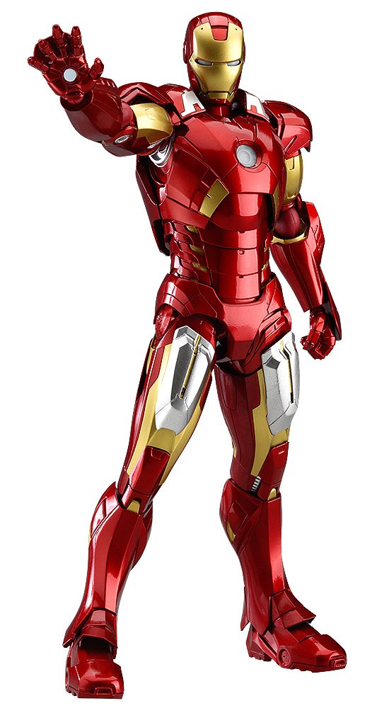 Good Smile The Avengers: Iron Man Mark VII Figma Action Figure - Collectible Marvel Superhero Toy for Display & Play - Perfect for Fans, Gift & Home Decor