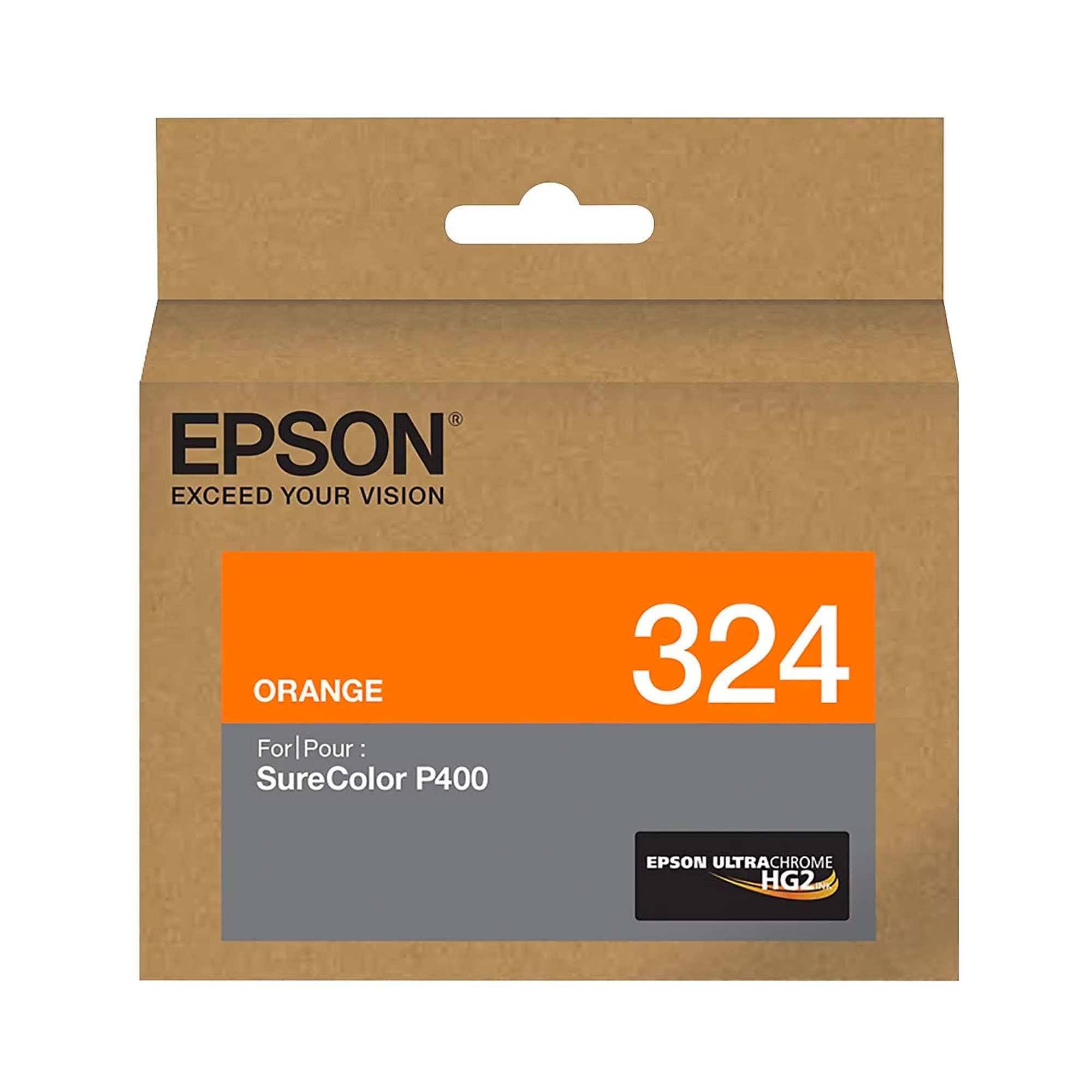 Epson T324 UltraChrome HG2 Orange Ink Cartridge (14mL) - Compatible with SureColor P400 Printer | High-Quality Photo Printing for Professional Photography & Graphic Design