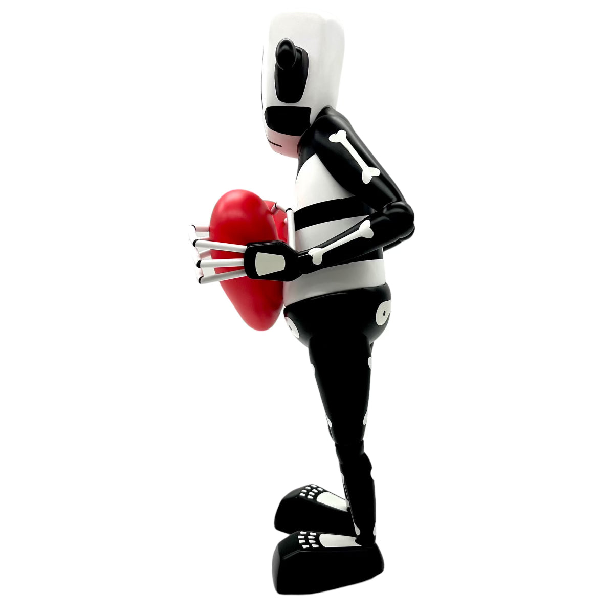 Chris RWK Robot With Heart Bones Edition - Unique Collectible Art Toy for Home Decor & Gifting | Perfect for Art Lovers & Pop Culture Enthusiasts