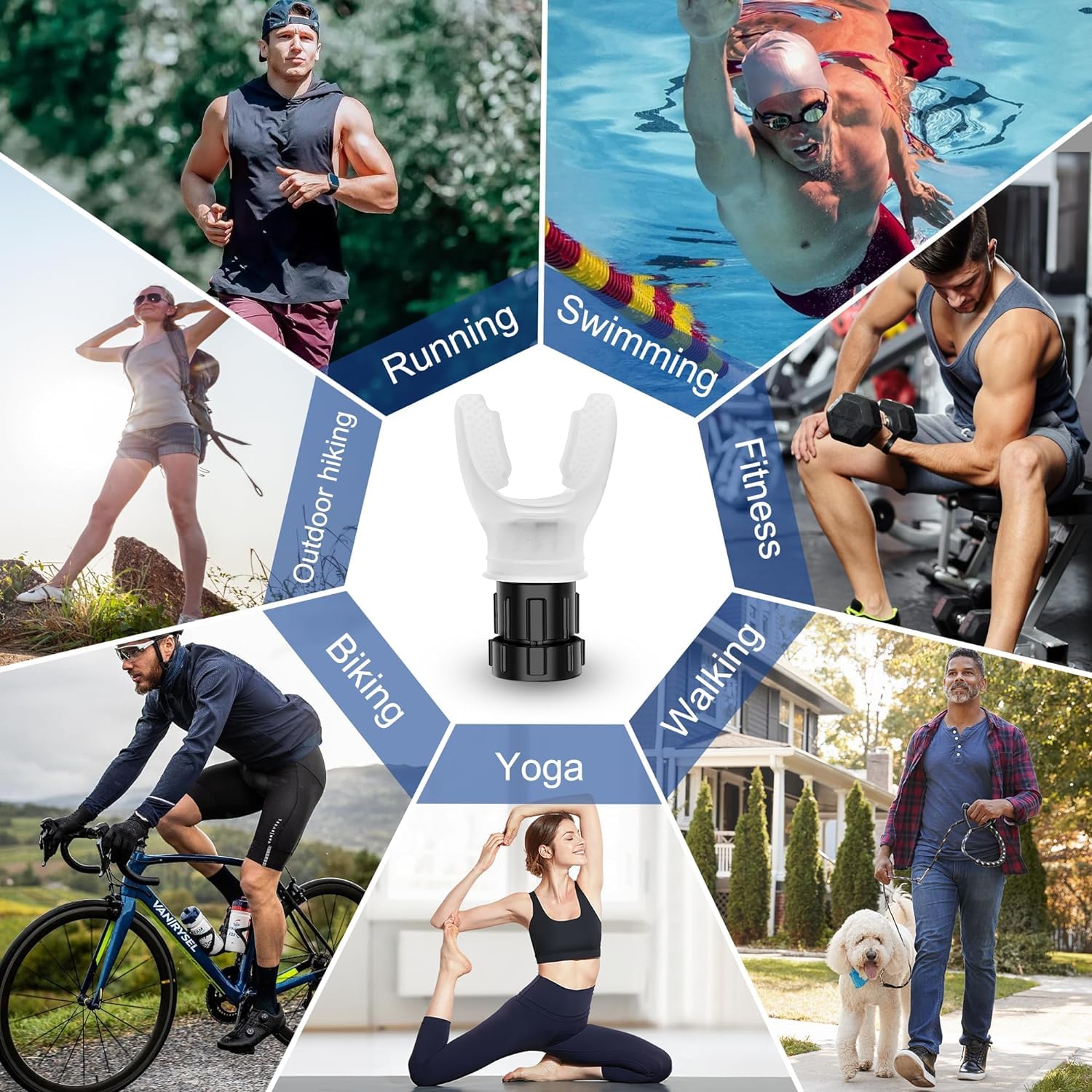 Portable Adjustable Oral & Muscular Exercise Trainer - White Fitness Equipment for Daily Workouts, Easy to Clean & Carry - Perfect for Home Gym, Travel & Physical Therapy