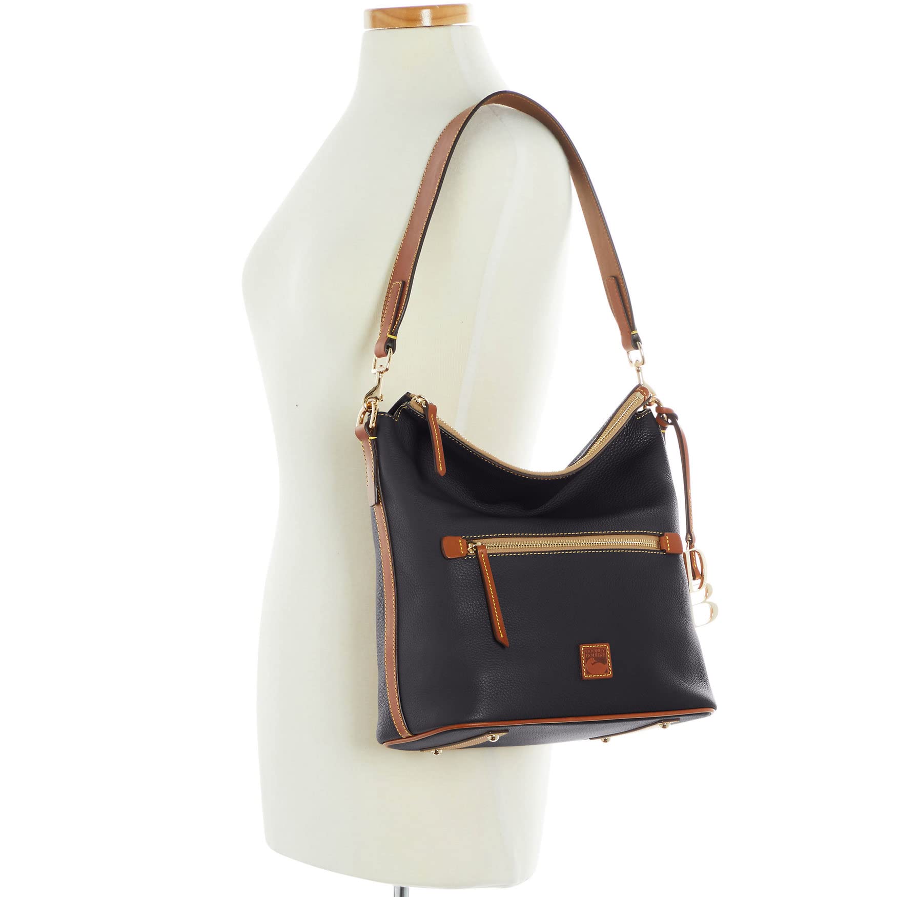 Dooney & Bourke Pebble Grain Large Shoulder Bag - Women's Leather Handbag for Work, Travel & Everyday Use