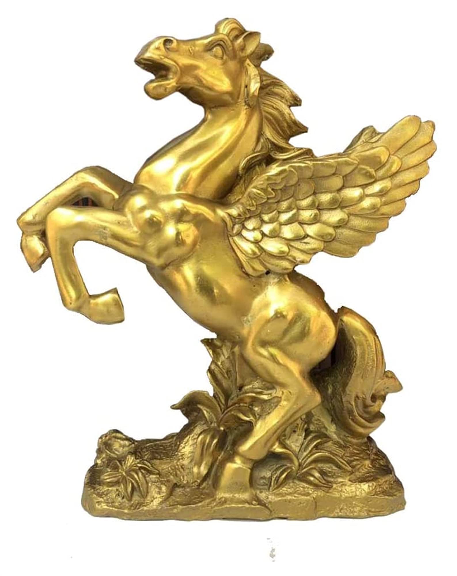 Bronze Pegasus Statue - Handcrafted Horse Sculpture, Angel Winged Horse Figurine for Home & Office Decor, Collectible Art Gift for Animal Lovers | Desktop Decoration, Shelf Display, Wedding Centerpiece