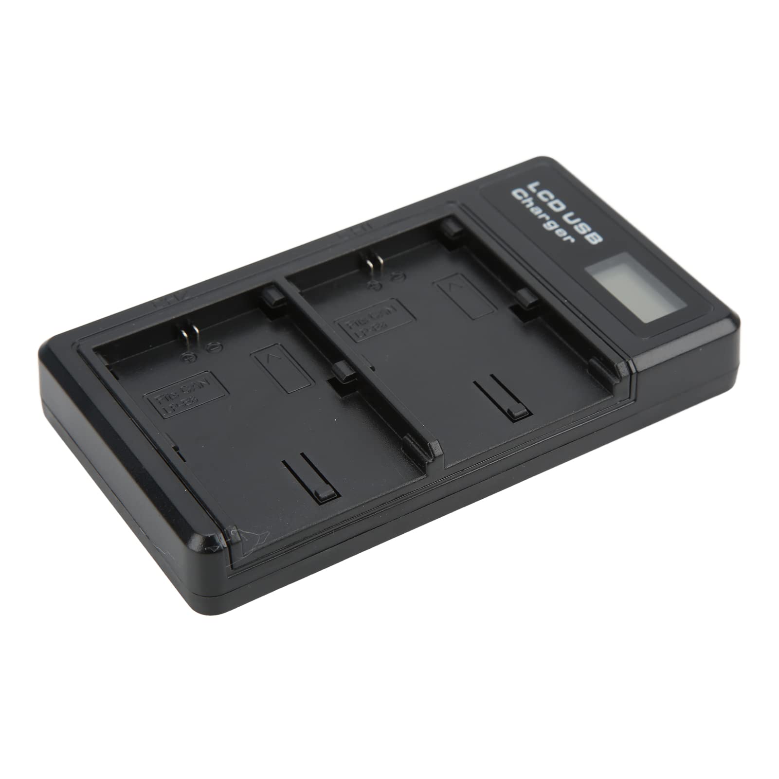 Dual USB LCD Charger with Type-C Port - Compact & Portable LP-E6 Camera Battery Charger | Fast Charging, Multiple Protections | Perfect for Travel, Photography & Outdoor Shooting