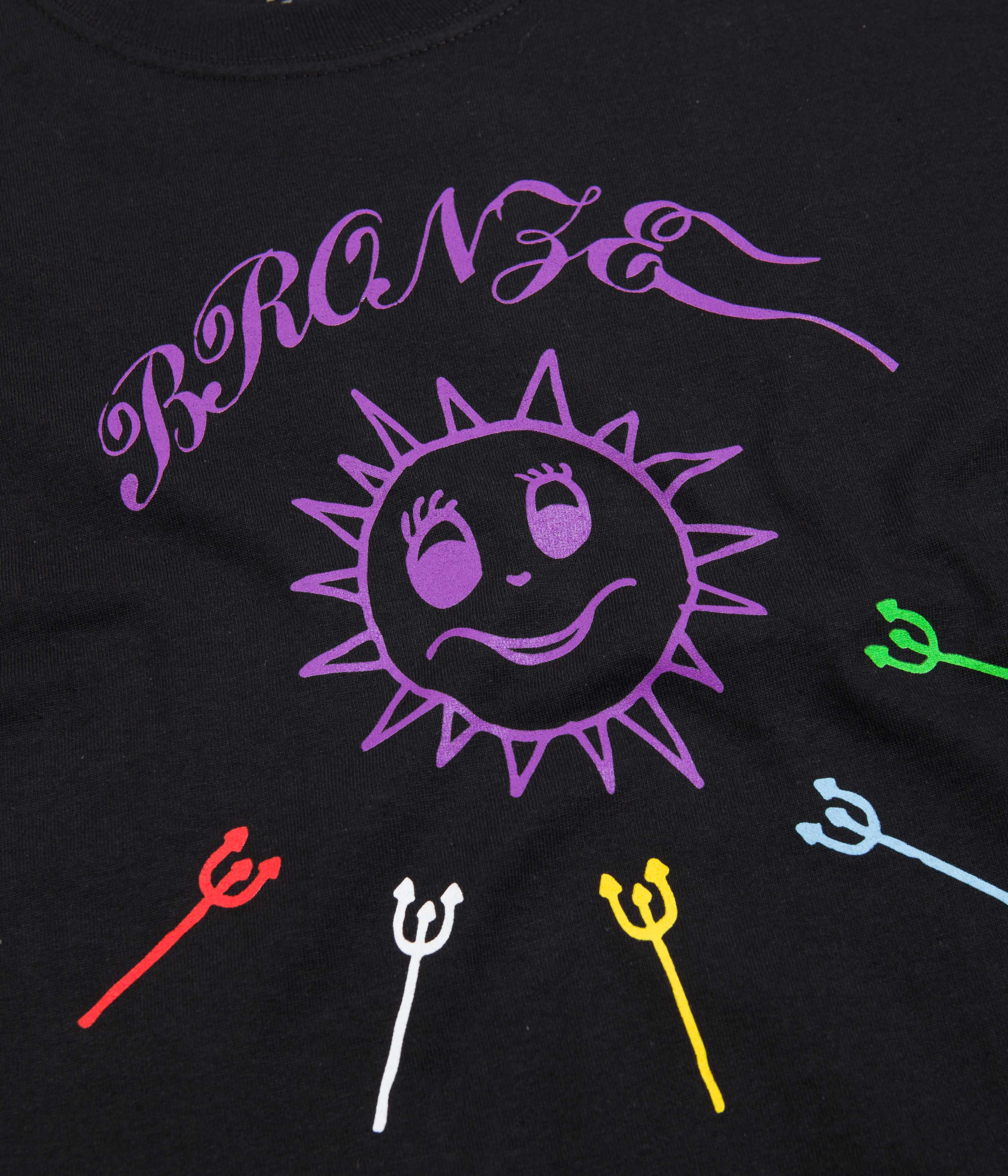 Bronze 56K Rise And Shine Graphic T-Shirt - Black Cotton Tee for Men | Casual Streetwear & Retro Gaming Style