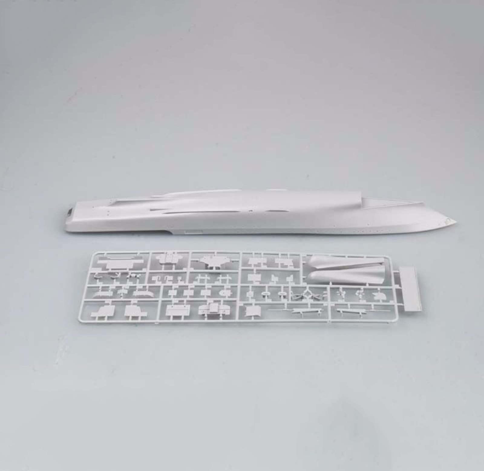 Russian Udaloy II Class Destroyer Admiral Chabanenko 1/350 Scale Plastic Model Kit - 18.4 Inch DIY Warship Building Set for Adults & Hobbyists - Perfect for Military Collectors, Naval History Enthusiasts and Model Ship Display