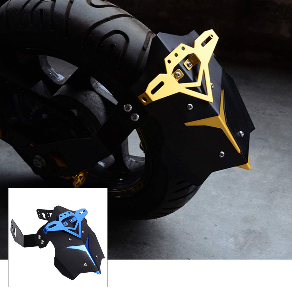 Garneck 1 Set Universal Motorcycle Front & Rear Motor Accessories - Compatible with Most Bike Models - Perfect for Road Trips, Commuting & Off-Road Adventures