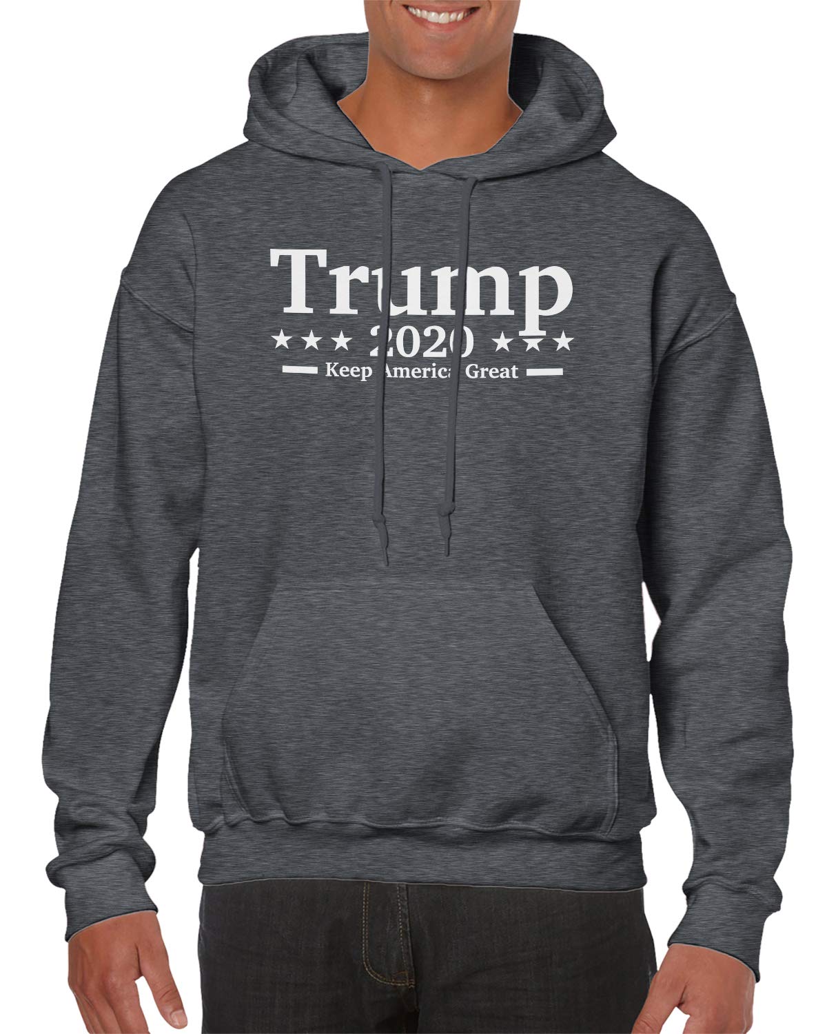 Trump 2020 Keep America Great Hoodie - SpiritForged Unisex Pullover Sweatshirt | Patriotic Political Apparel for Campaign Support & Conservative Events