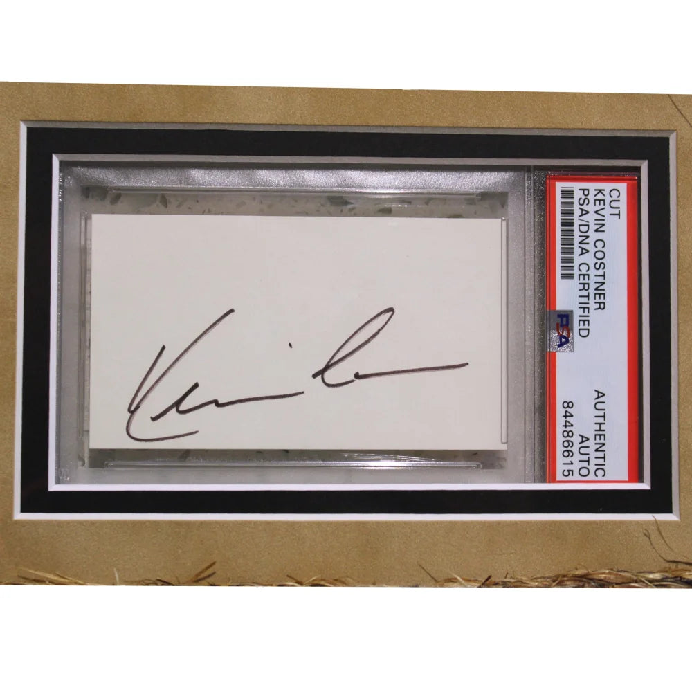 Kevin Costner Autographed Yellowstone John Dutton Signed Photo - PSA/DNA Certified Framed Memorabilia - Perfect for Western Decor, Man Cave & Movie Fan Gift