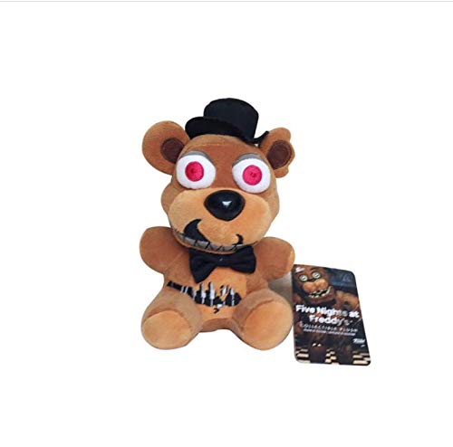Five Nights at Freddy's 4 (FNAF) Plush Toy Set - Freddy, Foxy, Chica & Bonnie Stuffed Animals (18cm) - Soft Dolls for Kids, Collectors & Fans | Perfect for Birthday Gifts, Room Decor & FNAF Themed Parties