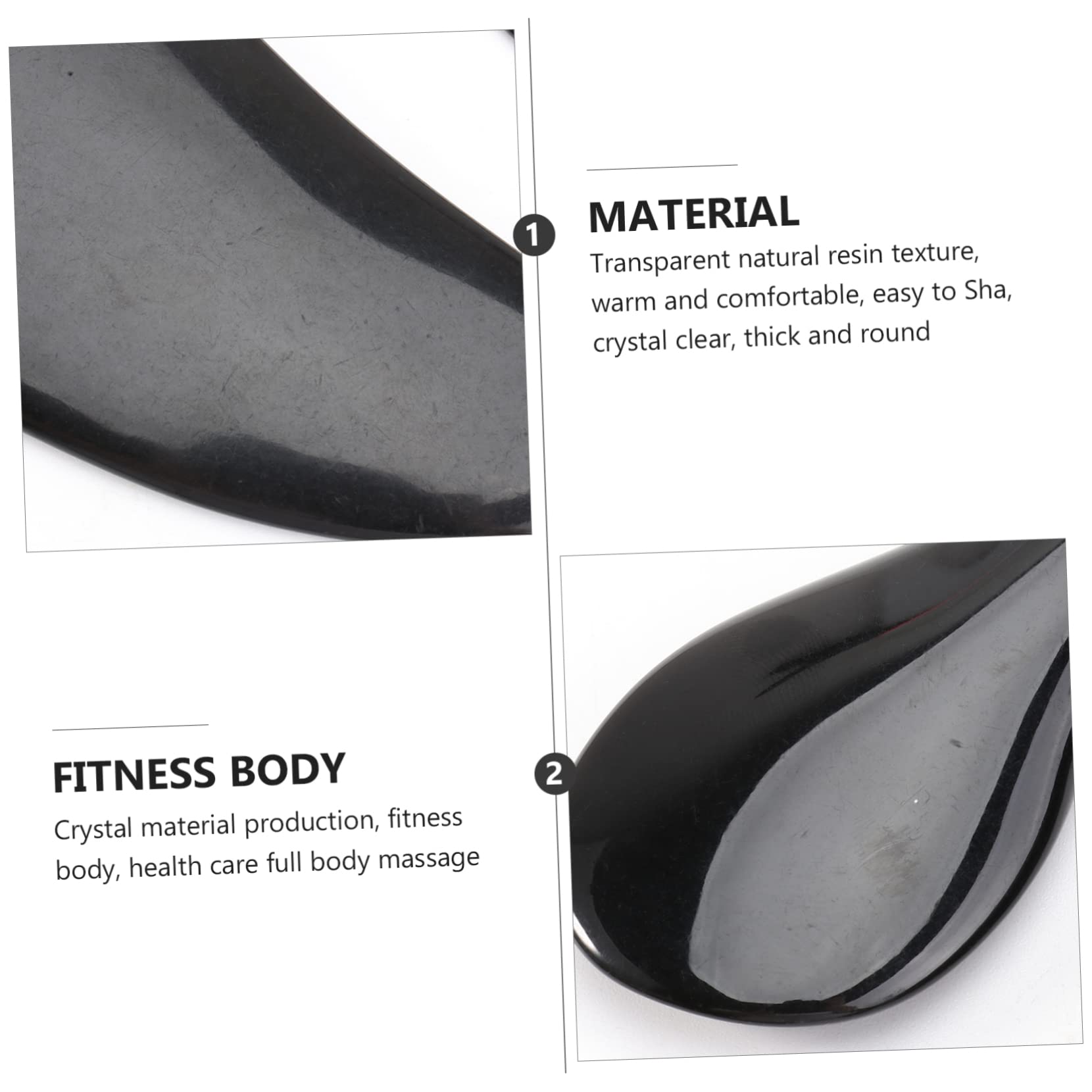7-Piece Gua Sha Facial Massage Tool Kit - Natural Resin Face Scrapers for Exfoliation & Beauty Treatment - Perfect for Skincare Routine & Relaxation at Home
