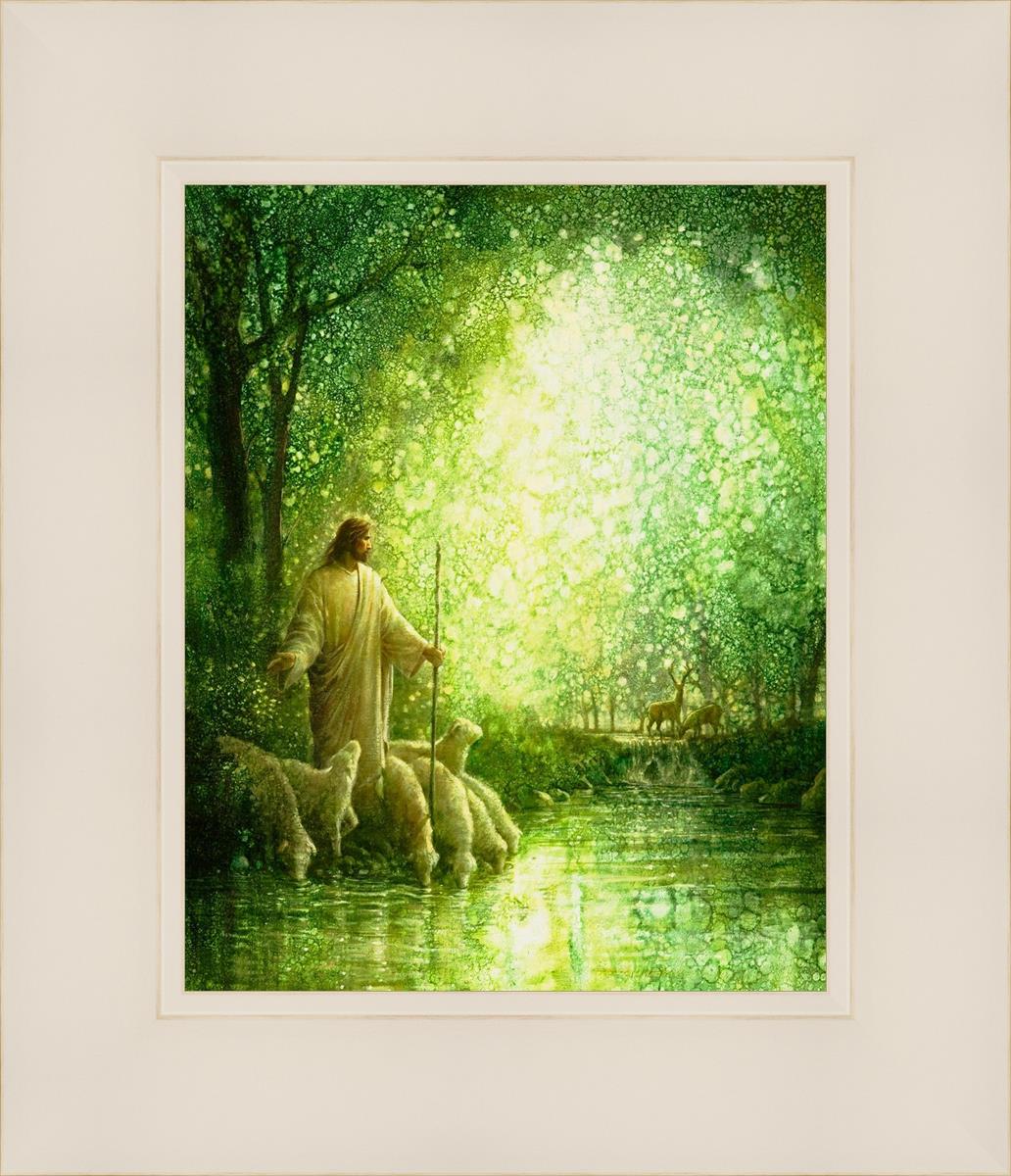 Feed My Sheep By Yongsung Kim - Inspirational Christian Wall Art for Home & Church Decor - Perfect for Living Room, Bedroom & Office