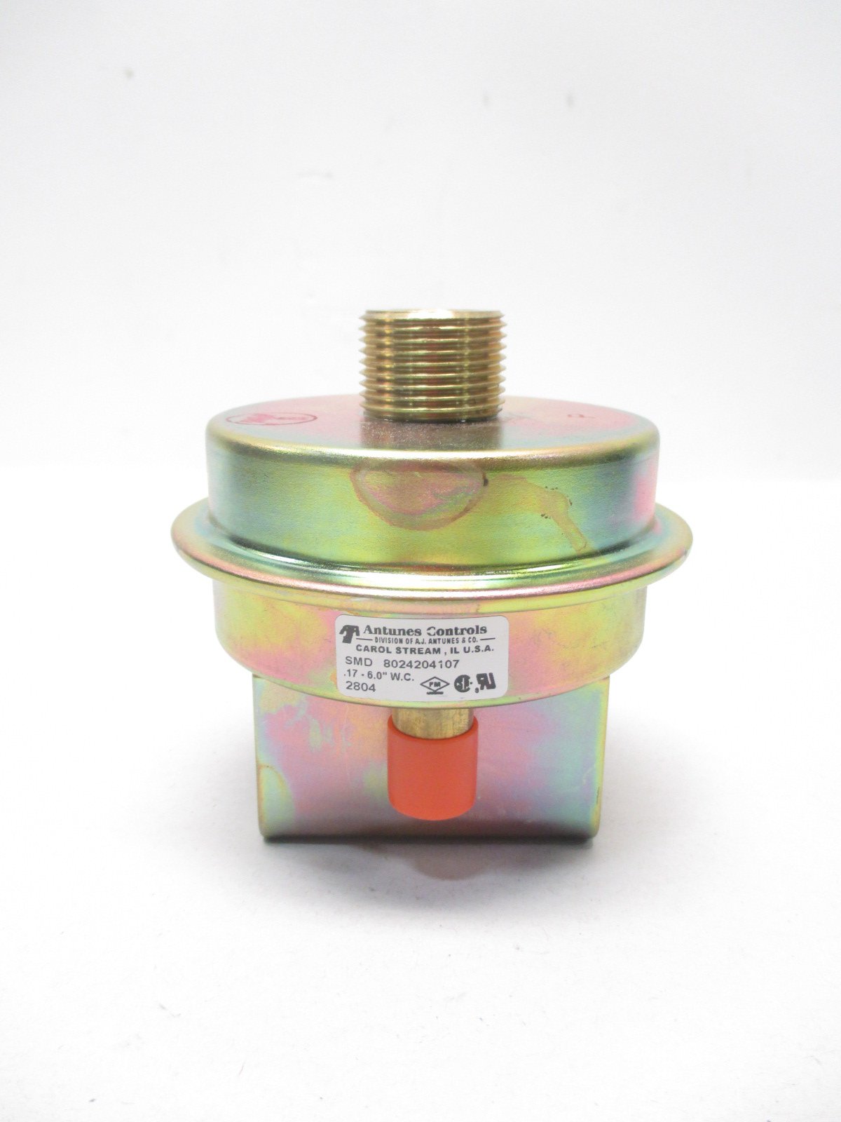 ANTUNES CONTROLS SMD 8024204107 Pressure Switch D458240 - Replacement Part for Industrial Equipment & HVAC Systems | Commercial & Residential Use