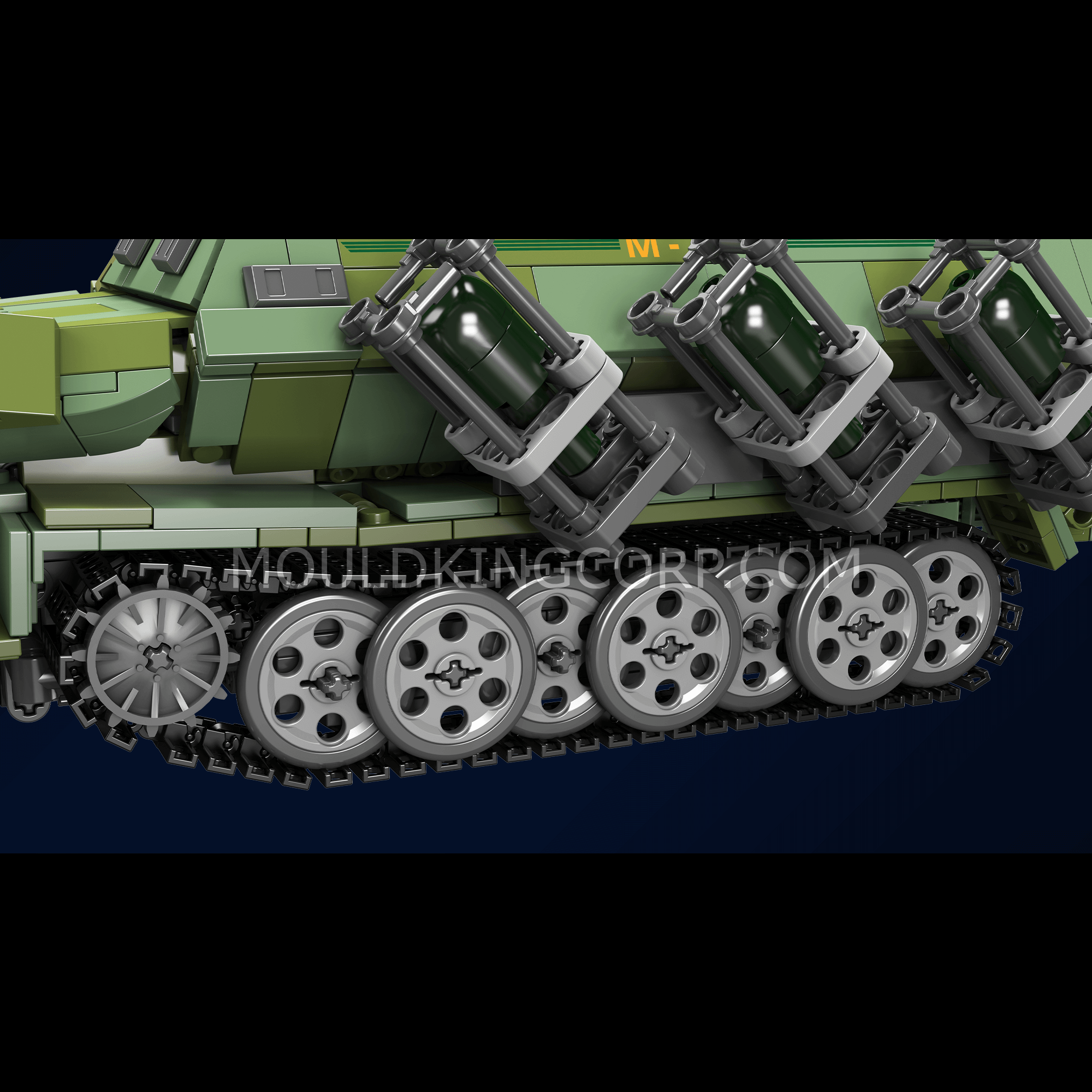 Mould King 20027 Sd.Kfz. 251 Half Track Military Vehicle Building Set - 1,298 PCS WWII German Army Model Kit for Adults & Collectors | Perfect for Display, Gifts & Historical Enthusiasts