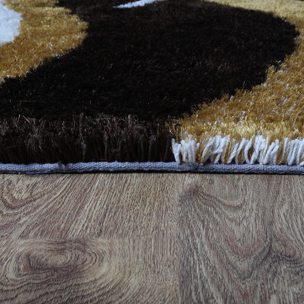 Hand Tufted Wool Area Rug - Soft & Durable Non-Slip Living Room Carpet - Perfect for Bedroom, Nursery, or Office Decor (5'x8', Beige)