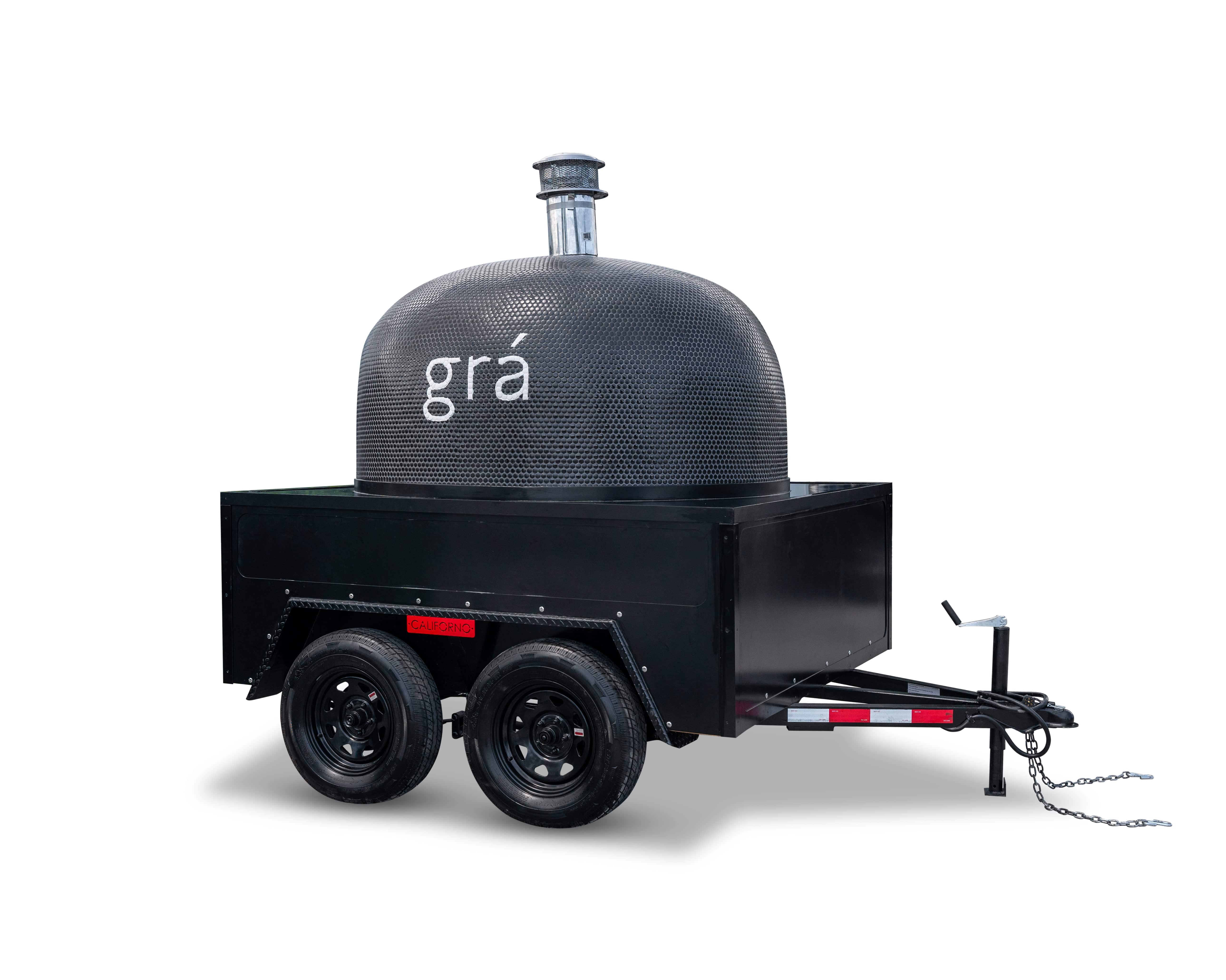 Contempo Pizza Oven Trailer - Portable Wood Fired Pizza Cart for Outdoor Catering, Events & Mobile Pizza Business | Perfect for Parties, Food Trucks & Street Vendors