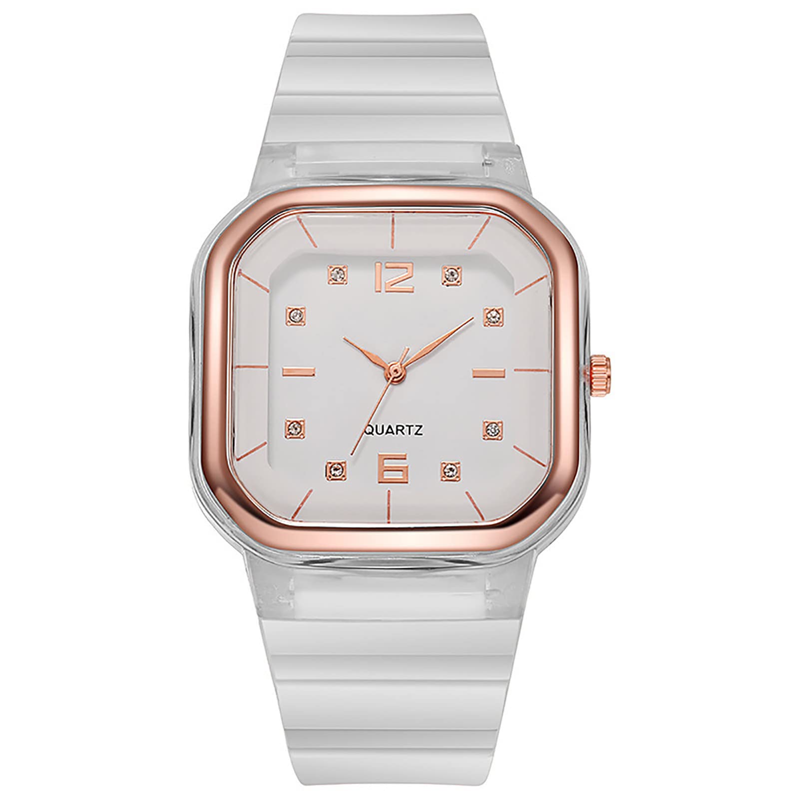 Minimalist Fashion Watch with Dial - Slim Quartz Silicone Strap for Women & Men - Perfect Unisex Gift for Birthday, Anniversary & Everyday Wear