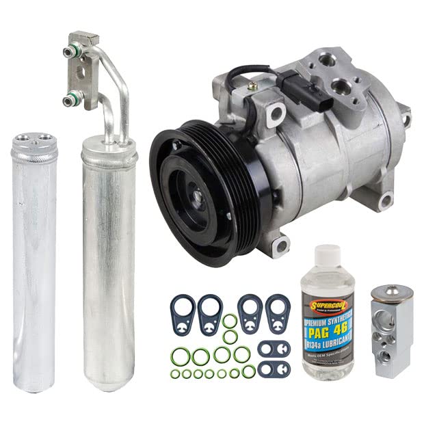 AC Compressor & A/C Kit for 2005-2010 Dodge Charger Magnum & Chrysler 300C 5.7L 6.1L Hemi V8 SRT-8 - BuyAutoParts 60-80396RK - Perfect for Summer Cooling & Auto AC Repair