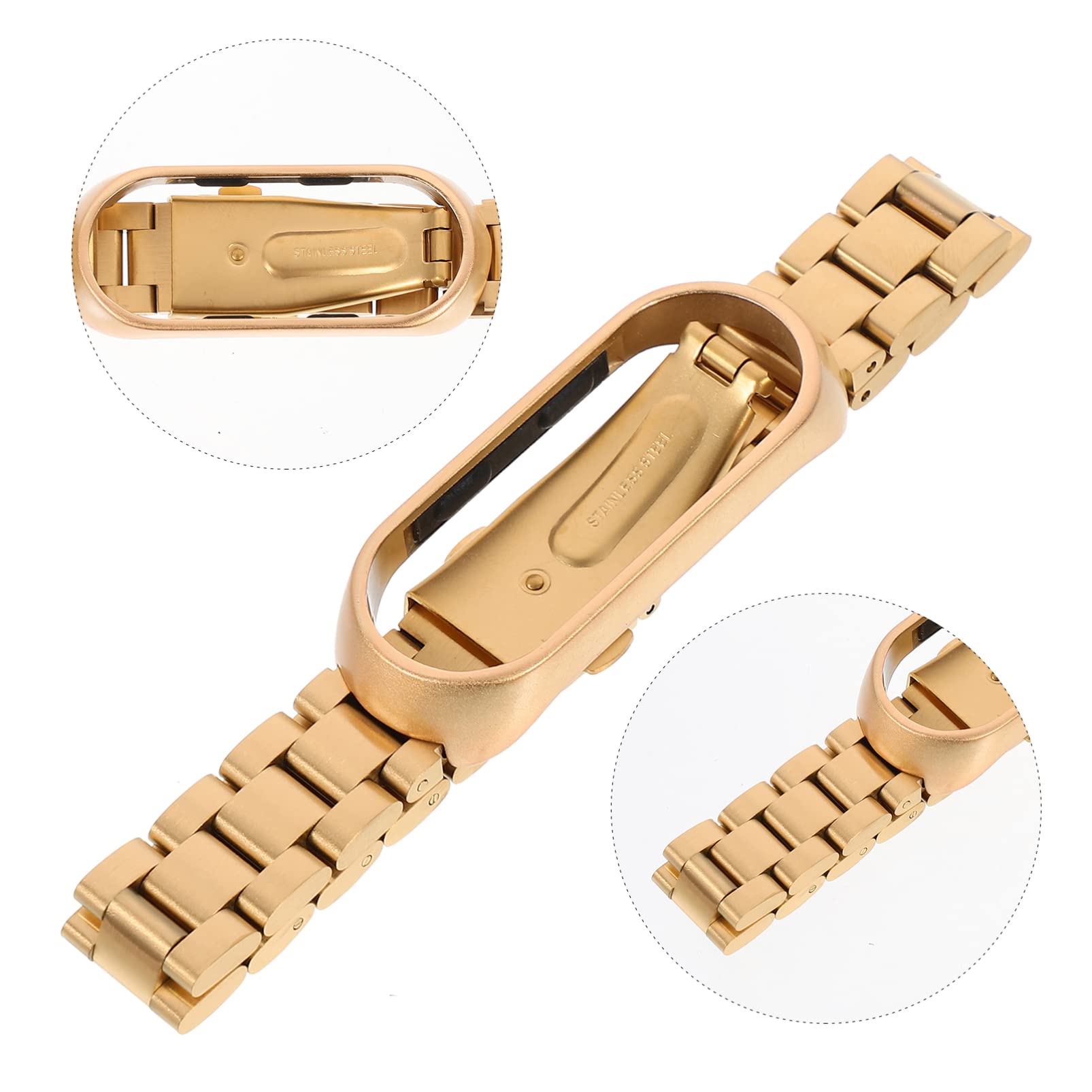 UKCOCO Stainless Steel Watch Band Replacement - Adjustable Strap Wristband for Men & Women - Compatible with Most Watches - Perfect for Daily Wear, Office & Casual Outfits