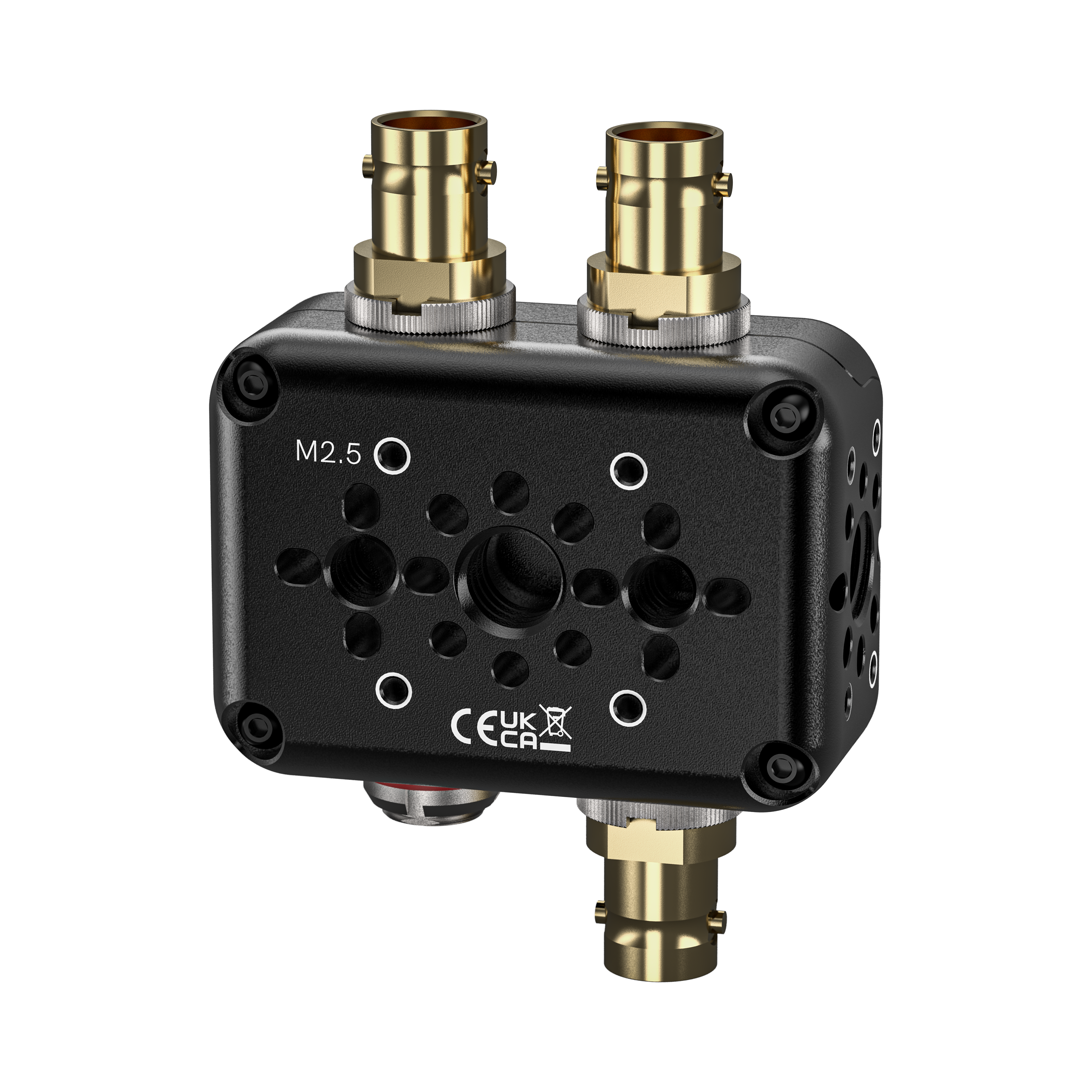 4K 12G SDI Distribution Amplifier 1x2 - Professional Video Signal Booster for Live Streaming, Broadcast & Studio Production
