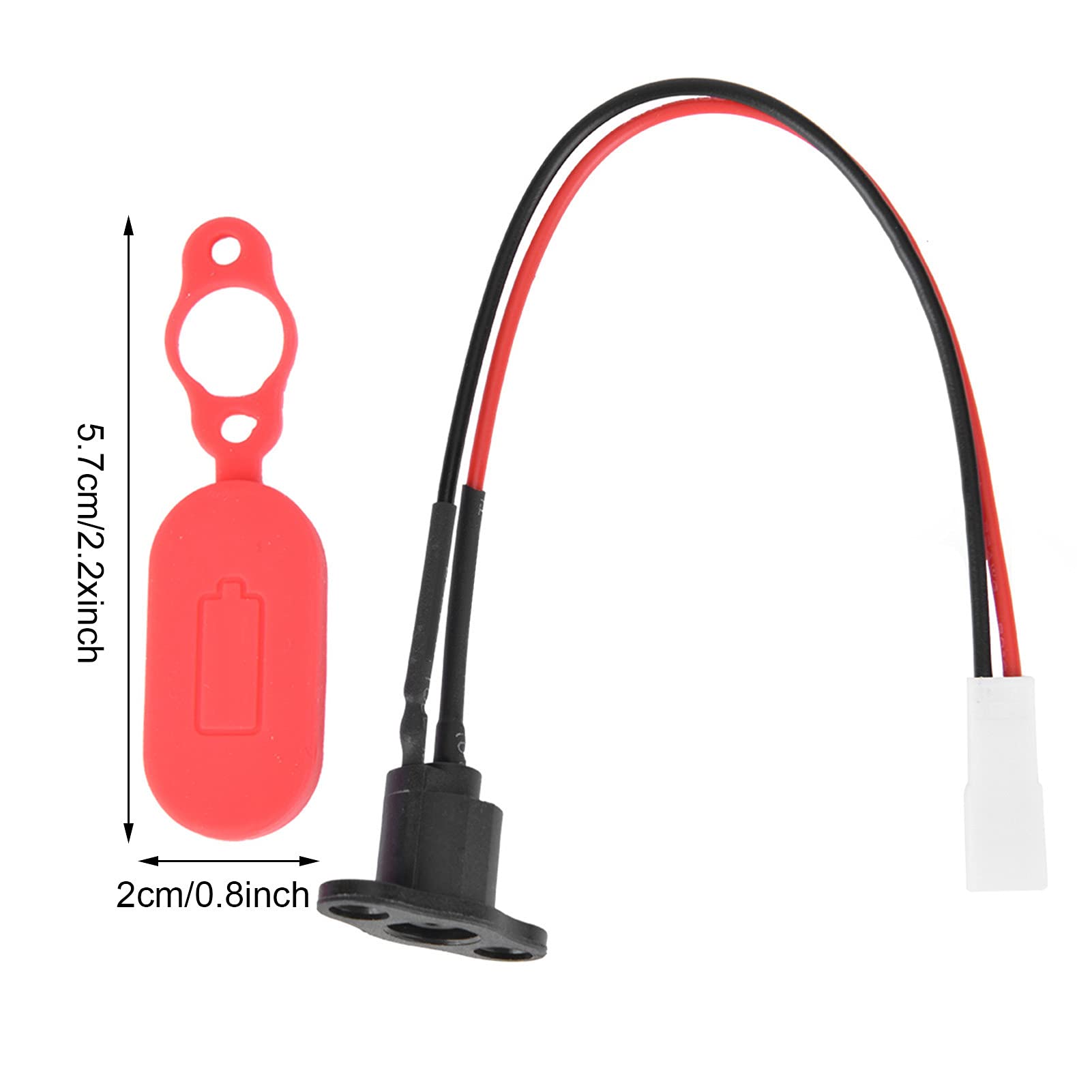 Waterproof Dustproof Silicone Charging Port Cover for Xiaomi M365 Electric Scooter - Durable E-Port Protector for Rainy Days & Outdoor Commuting