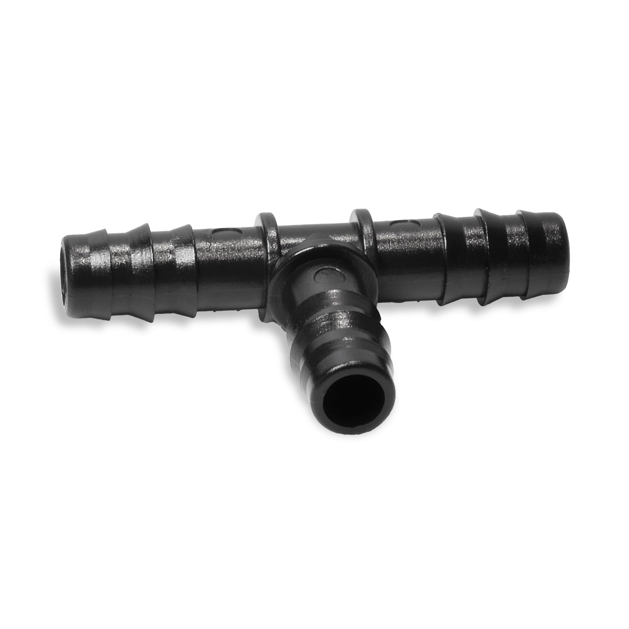 1/2 Inch PVC Barbed Tee Fitting - Insert for Tubing Hose Water Line - SCH 40 Tee for 1/2 PVC Pipe - Perfect for Irrigation, Plumbing, and DIY Water Systems