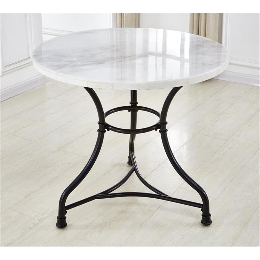 Steve Silver Claire Marble French Bistro Dining Table - 34