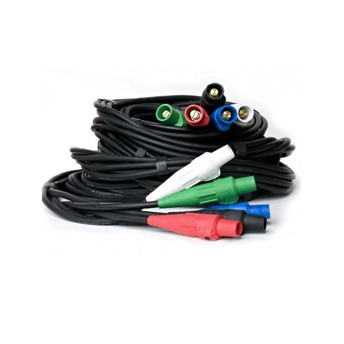 1 AWG 5 Banded CAM Lock SC Cable 16 Series Cam Connector - Heavy Duty Power Cable for Stage Lighting, Audio Equipment, and Industrial Applications