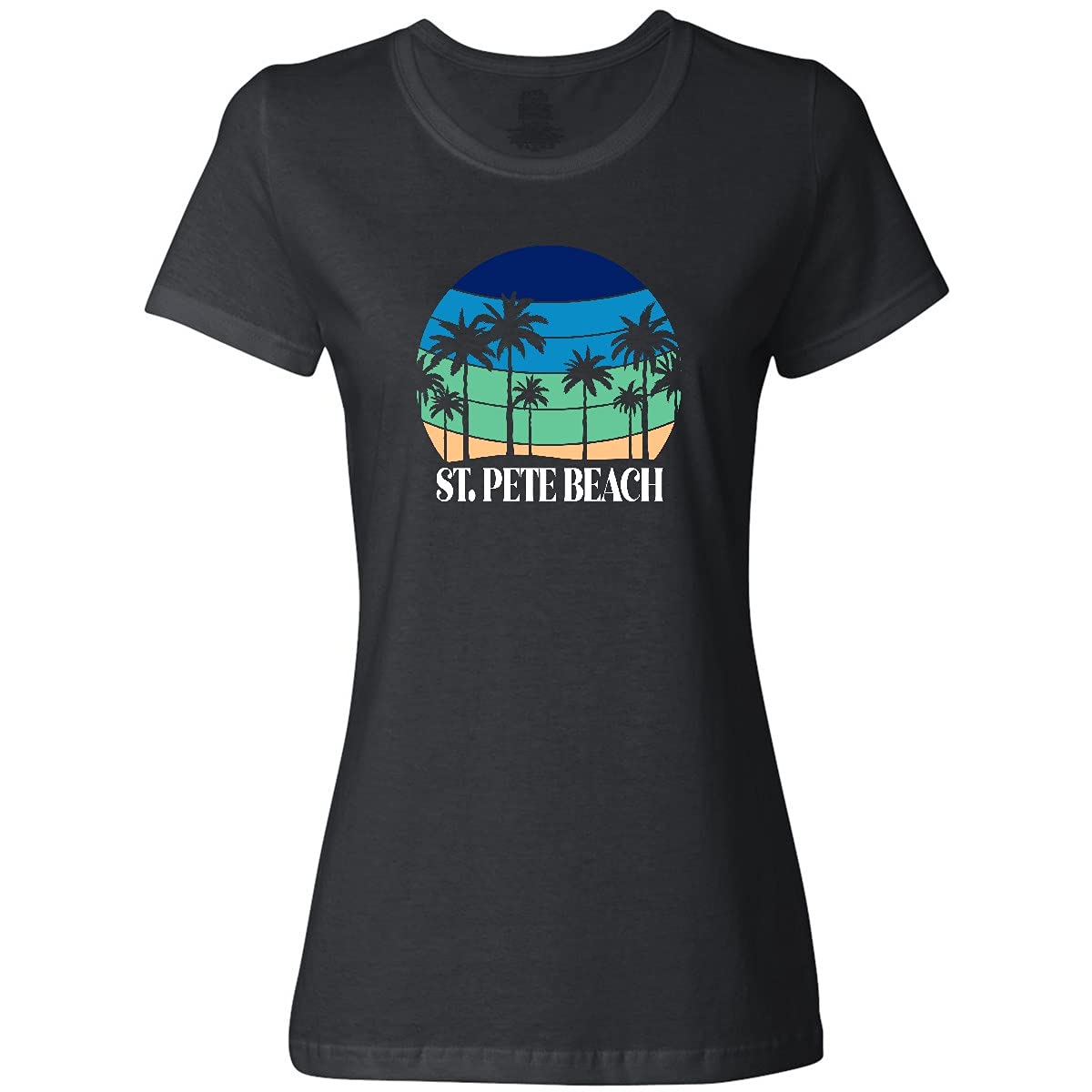 Inktastic St Pete Beach Florida Vacation Women's T-Shirt - Comfortable Casual Tee for Beach Trips, Summer Outings & Florida Getaways