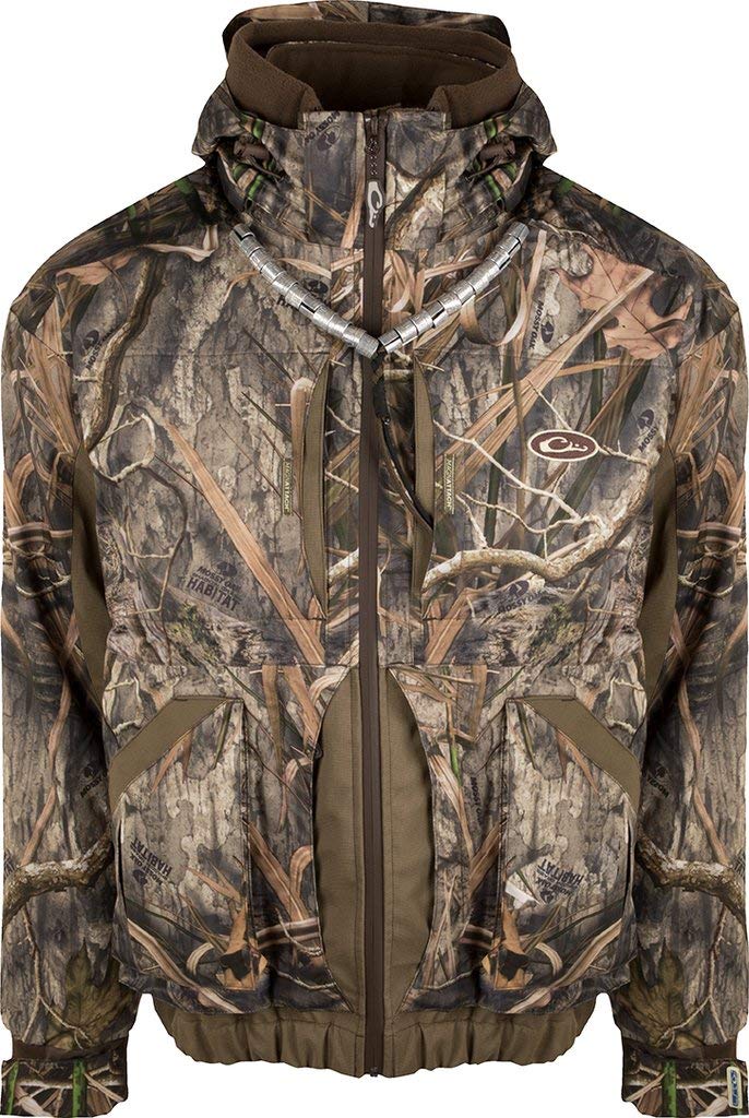DRAKE Refuge 3.0 3-in-1 Waterproof Hunting Jacket for Men - Lightweight Insulated Camo Coat for Cold Weather Hunting, Hiking & Outdoor Adventures