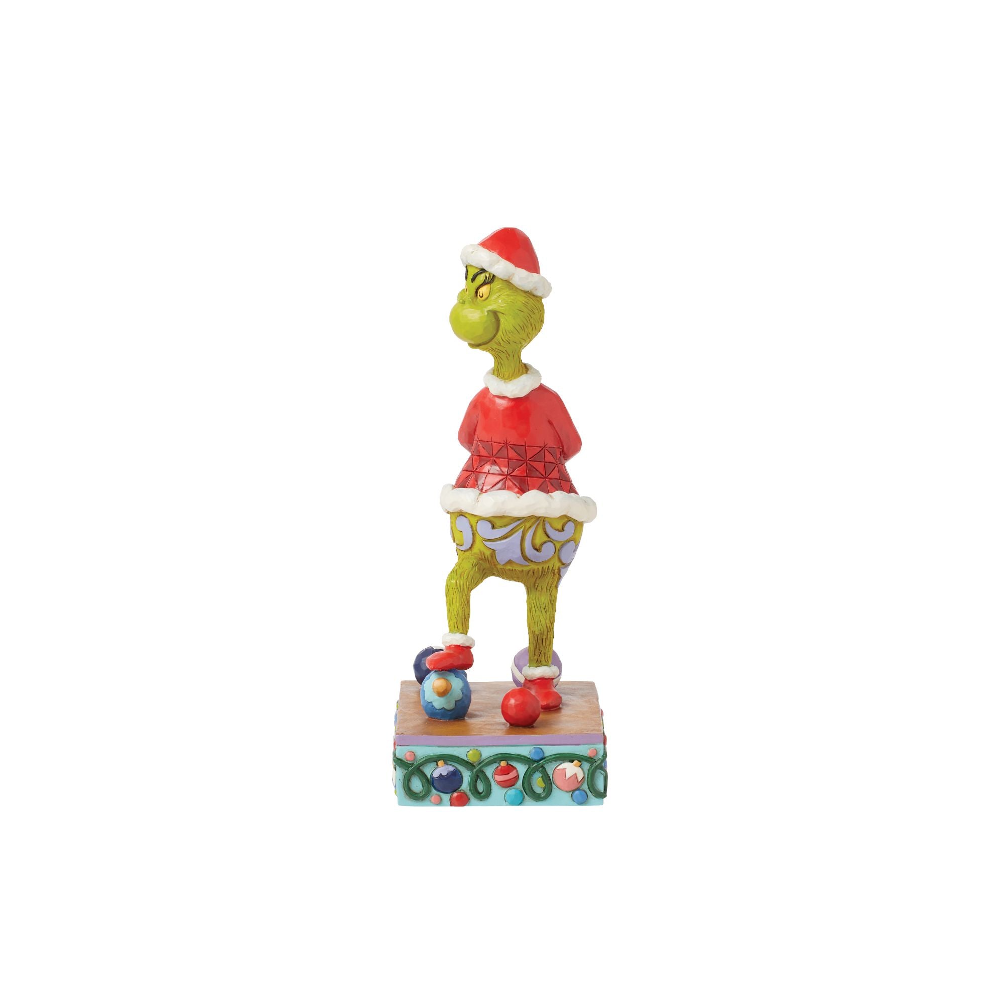 Grinch Stepping on Christmas Ornaments - Fun Holiday Decoration for Home, Party & Festive Decor