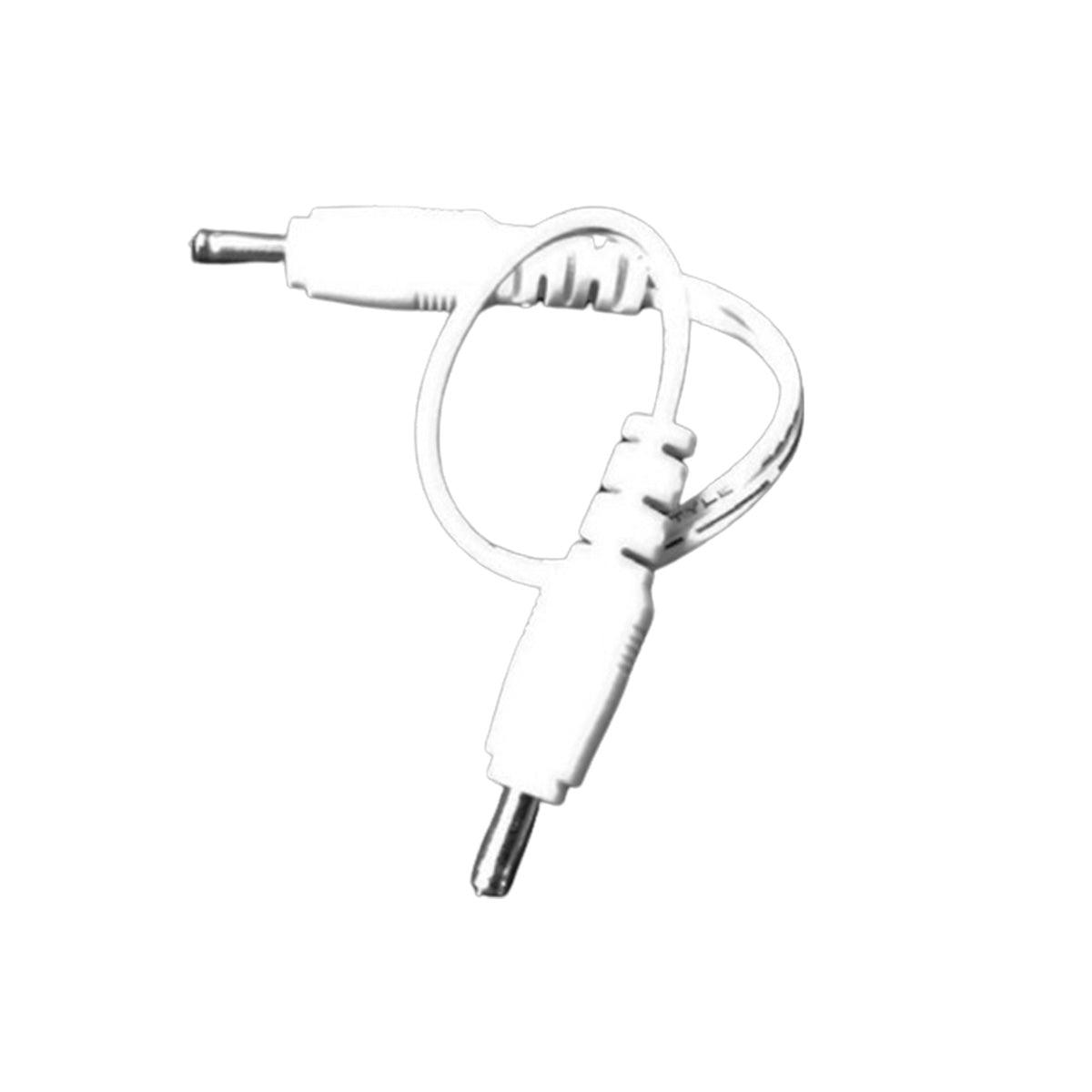 24in. Male to Female Cable Connector for GM Under Cabinet Lighting - White | Extension Cord for Kitchen, Closet & Workspace Lighting