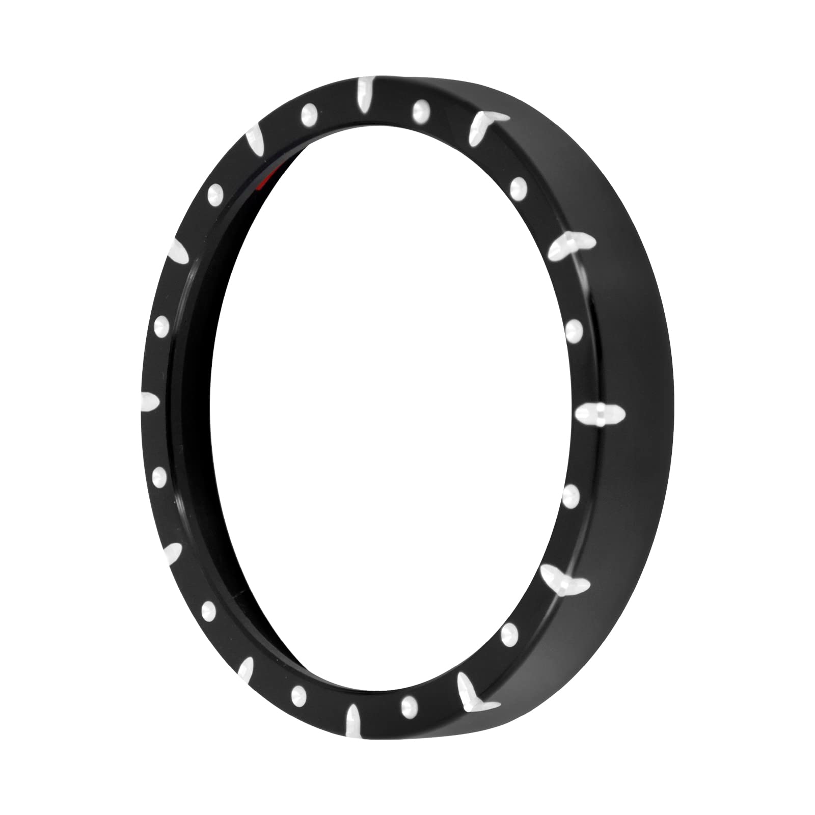 Harley-Davidson Motorcycle Speedometer Bezel Trim Ring Cover - Compatible with Touring, Electra Glide, Street Glide, Road Glide, Sportster XL 883/1200, Softail & Dyna Models - Perfect for Customization & Dashboard Protection