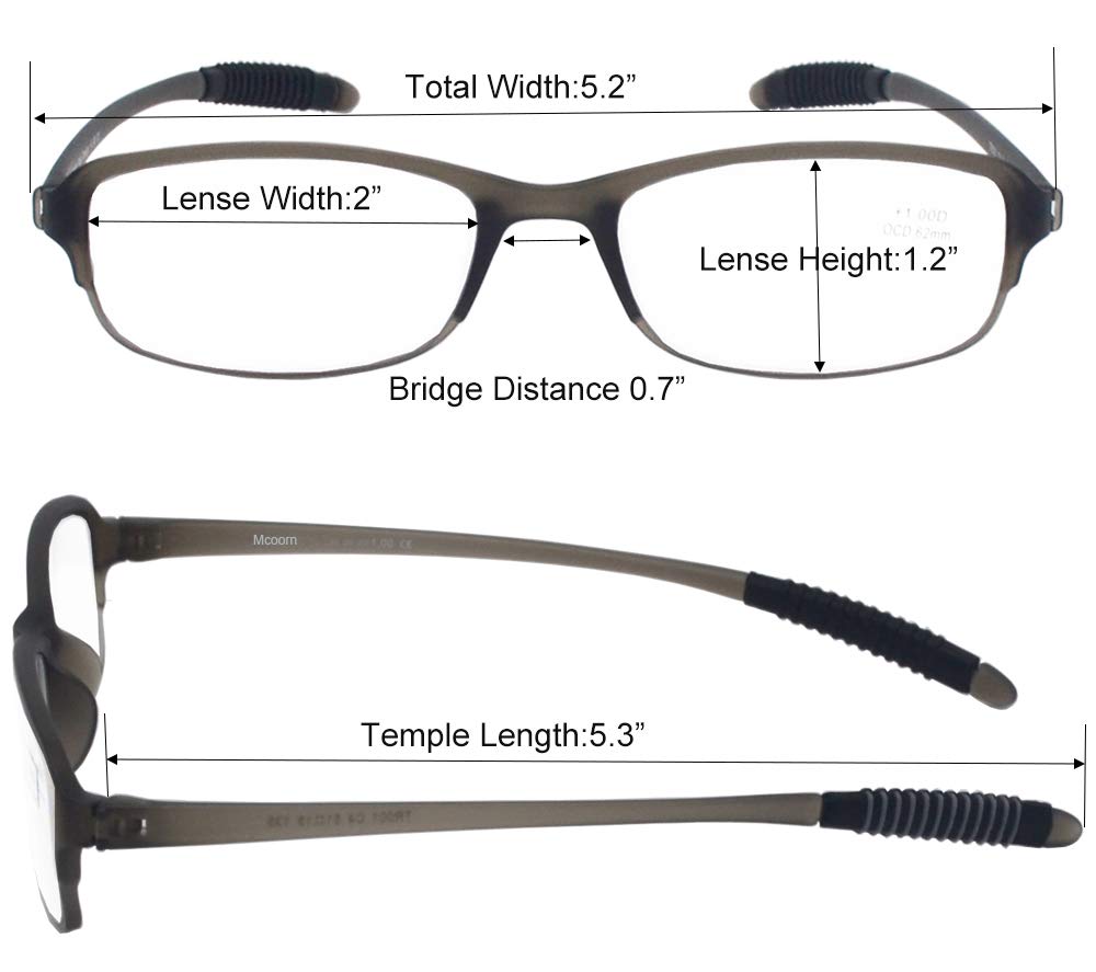 Blue Light Blocking Glasses for Computer & Reading - UV Protection, Anti-Eyestrain, Flexible & Lightweight Unisex Glasses for Men & Women - Perfect for Office Work, Gaming & Digital Screen Use