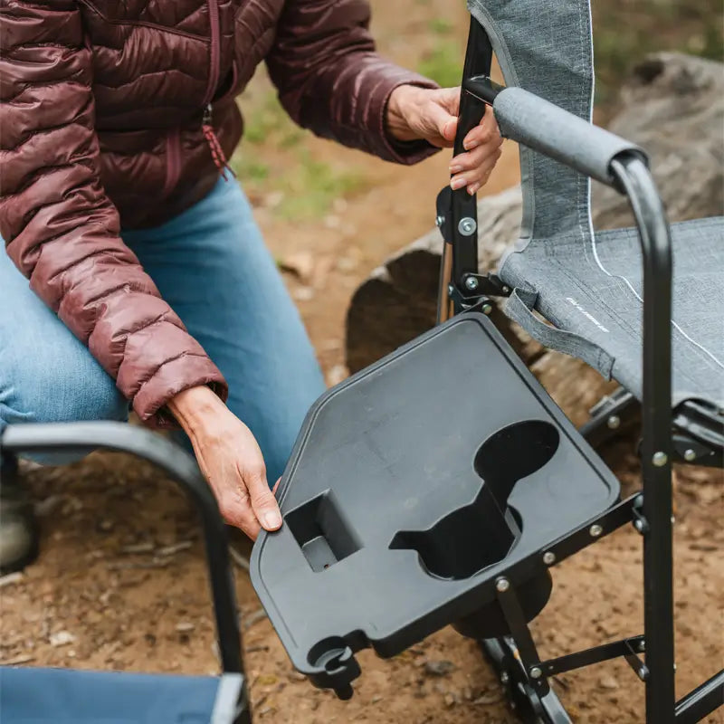 Freestyle Rocker™ with Side Table - Comfortable Rocking Chair for Living Room, Nursery & Outdoor Relaxation - Perfect for Nursing, Reading & Lounging