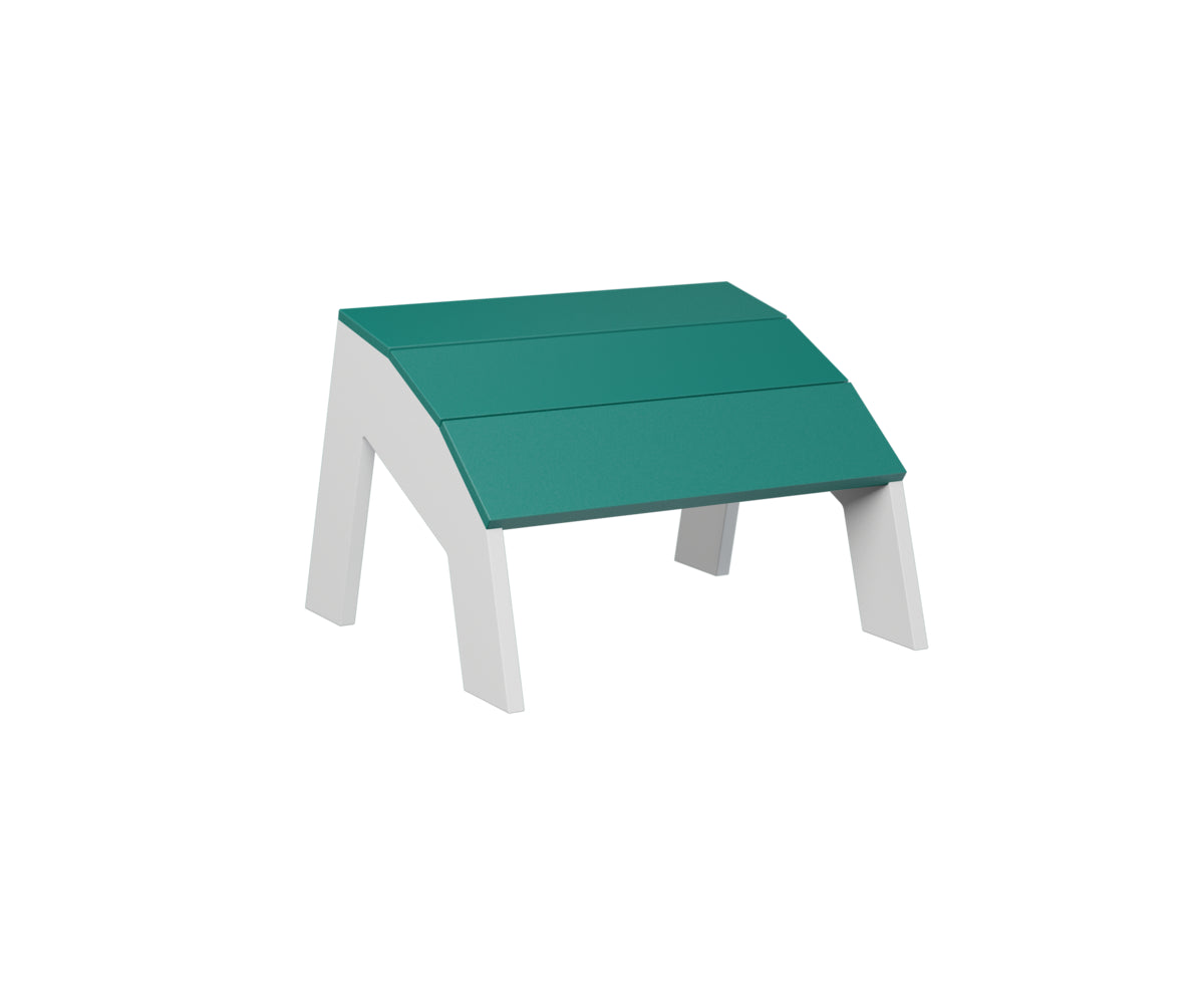 Berlin Gardens Nordic Adirondack Footstool - Outdoor Patio Furniture, Solid Wood Footrest for Garden, Deck & Poolside Relaxation