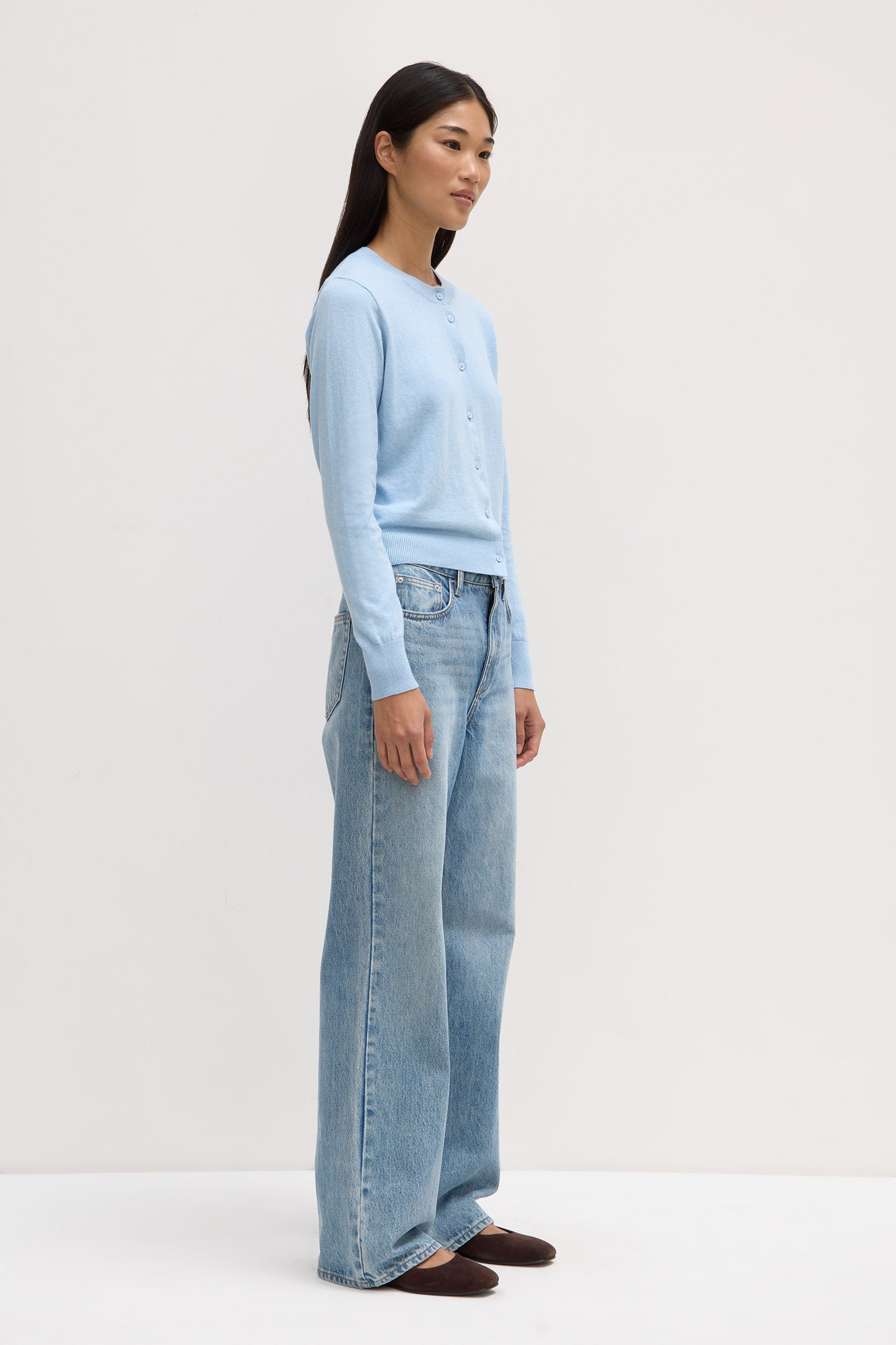 Luxury Semra Cotton Cashmere Cardigan for Women - Soft & Warm Knit Sweater - Perfect for Fall, Winter & Office Wear