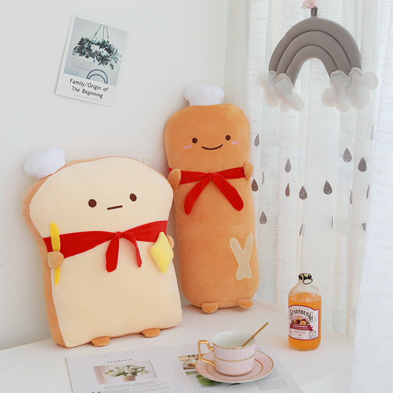 Loafy & Toasty™ - Adorable Kawaii Bread Plushie Set | Cute Bread Stuffed Animals for Kids & Adults | Perfect for Bedroom Decor, Gift Giving, and Anime Lovers