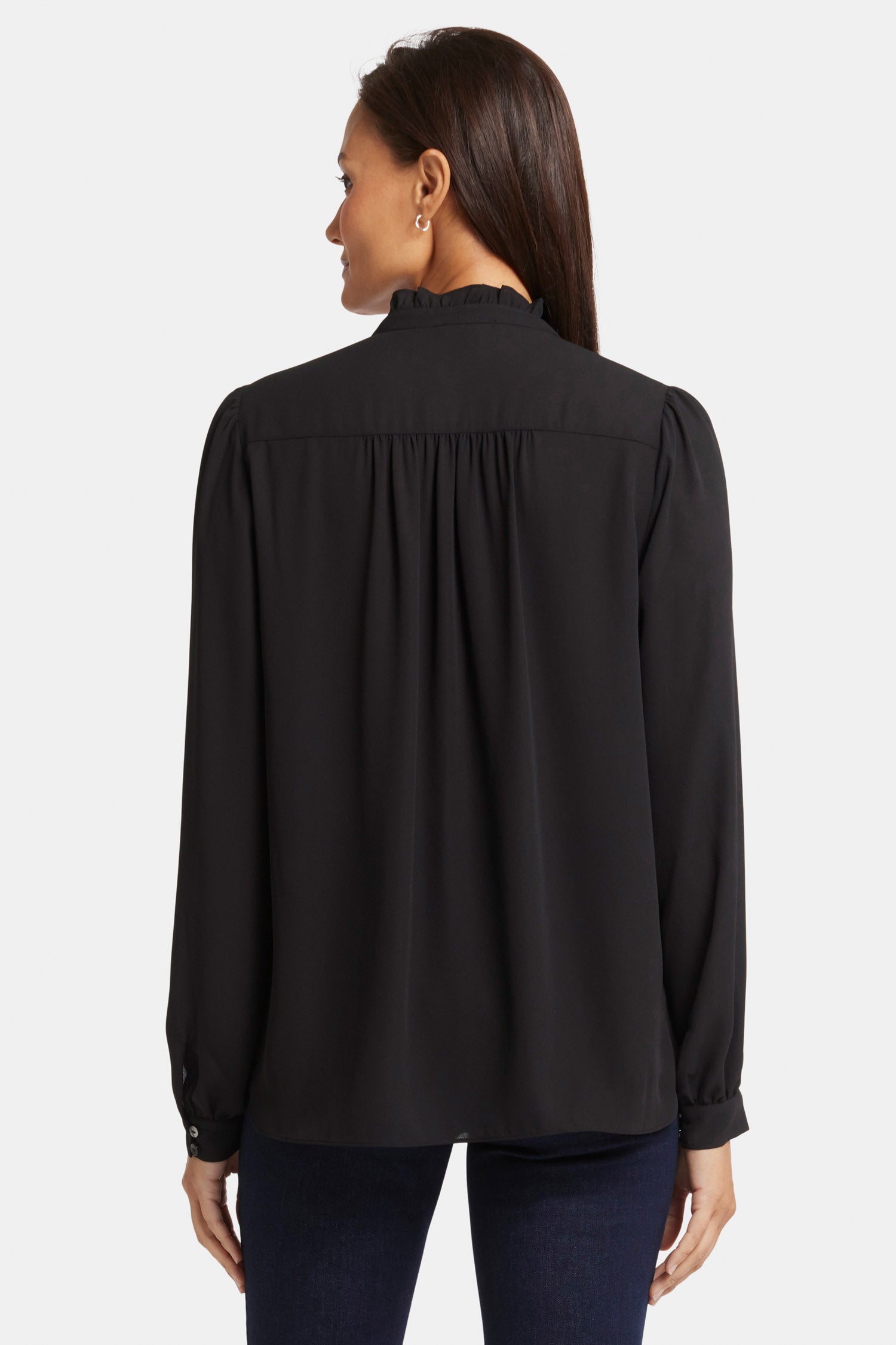 Hannah Blouse for Women - Elegant Black Top for Casual & Office Wear | Perfect for Work, Date Night & Everyday Outfits