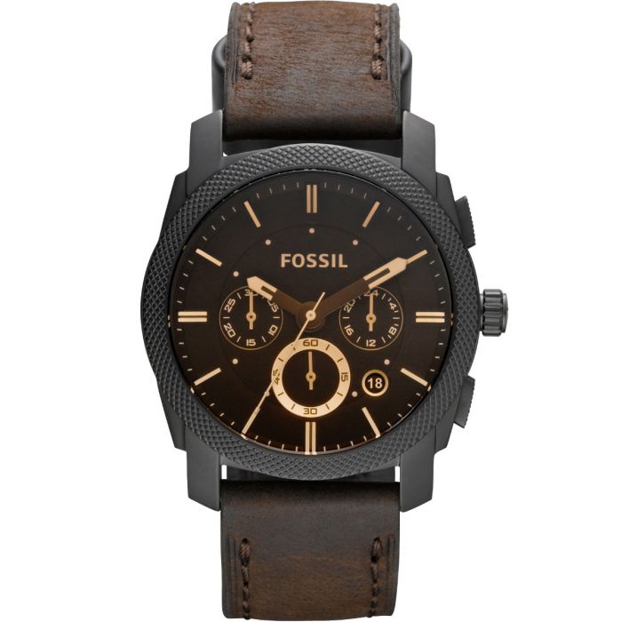 Fossil Machine FS4656 Mid-Size Stainless Steel Watch - Perfect for Business, Casual & Everyday Wear
