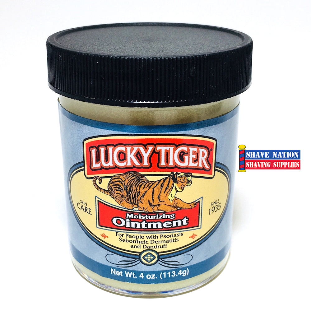 Lucky Tiger Moisturizing Ointment - Soothing Dry Skin Care for Face & Body - Natural Moisturizer for Cracked Hands, Lips & Feet - Perfect for Winter Skincare & Daily Hydration