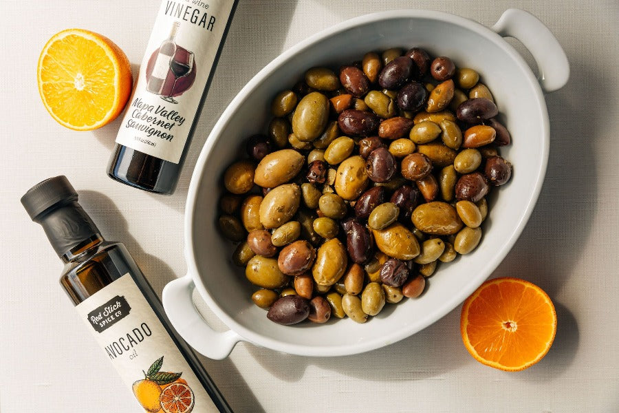 Premium Cabernet Sauvignon Red Wine Vinegar - Aged Balsamic Style, 16oz Bottle - Perfect for Salad Dressings, Marinades & Gourmet Cooking