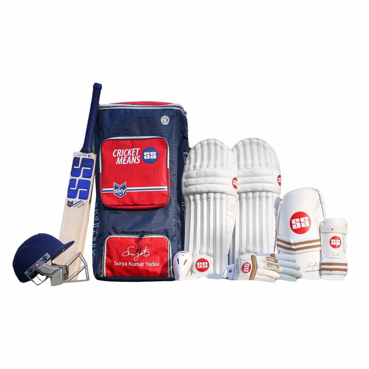 Premium Kashmir Willow Cricket Bat Set with Pads, Gloves & Bag - Perfect for Practice, Matches & Training | Durable & Lightweight for All Players