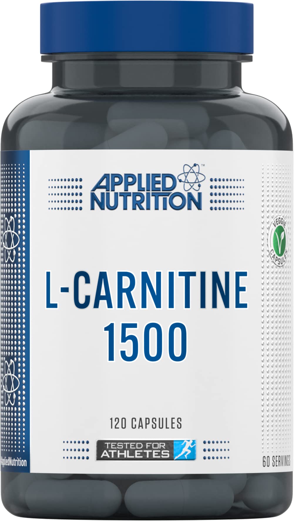 Applied Nutrition L-Carnitine 120 Capsules – Premium Fat Burner & Energy Booster for Weight Loss, Workout & Fitness Support