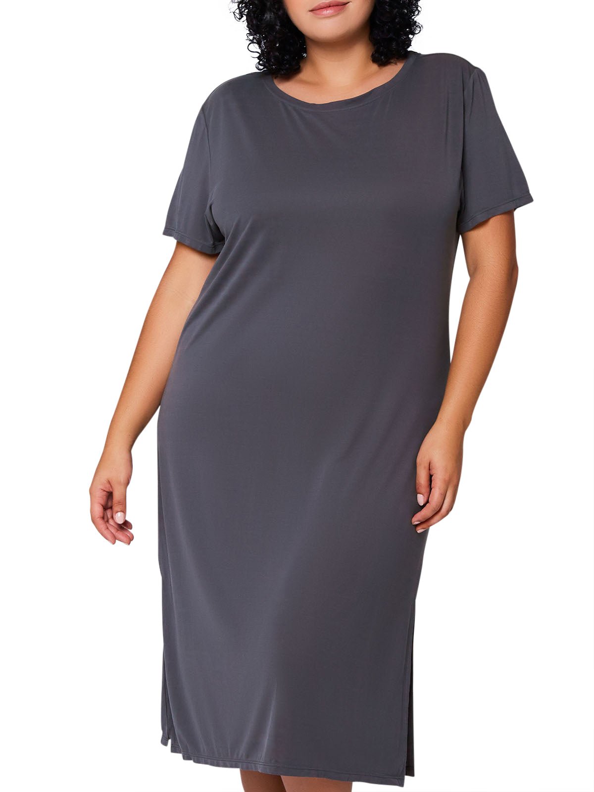 Women's Jasper Plus Size Dress - Comfortable Loungewear for Casual Wear & Relaxation at Home | Soft & Stylish Outfit for Curvy Women